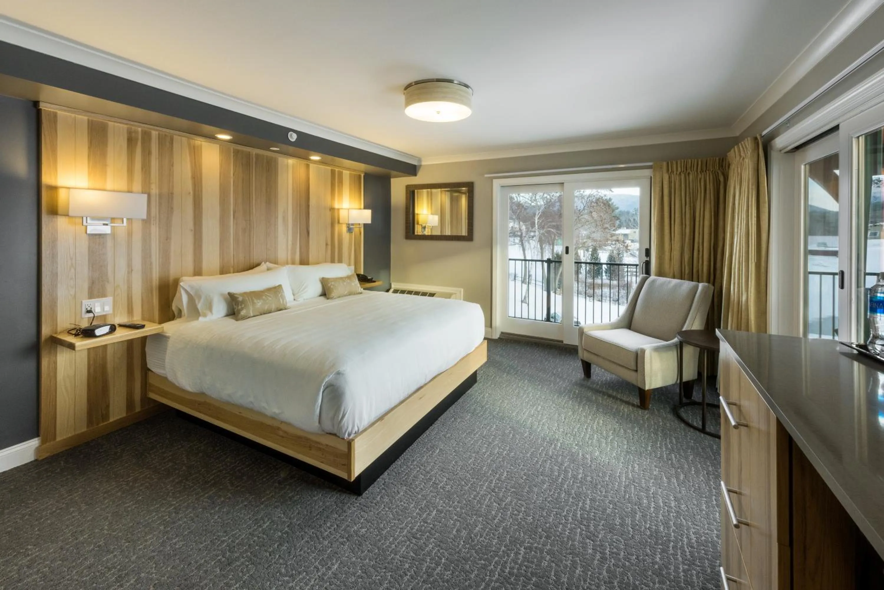 Bed in Center Harbor Inn