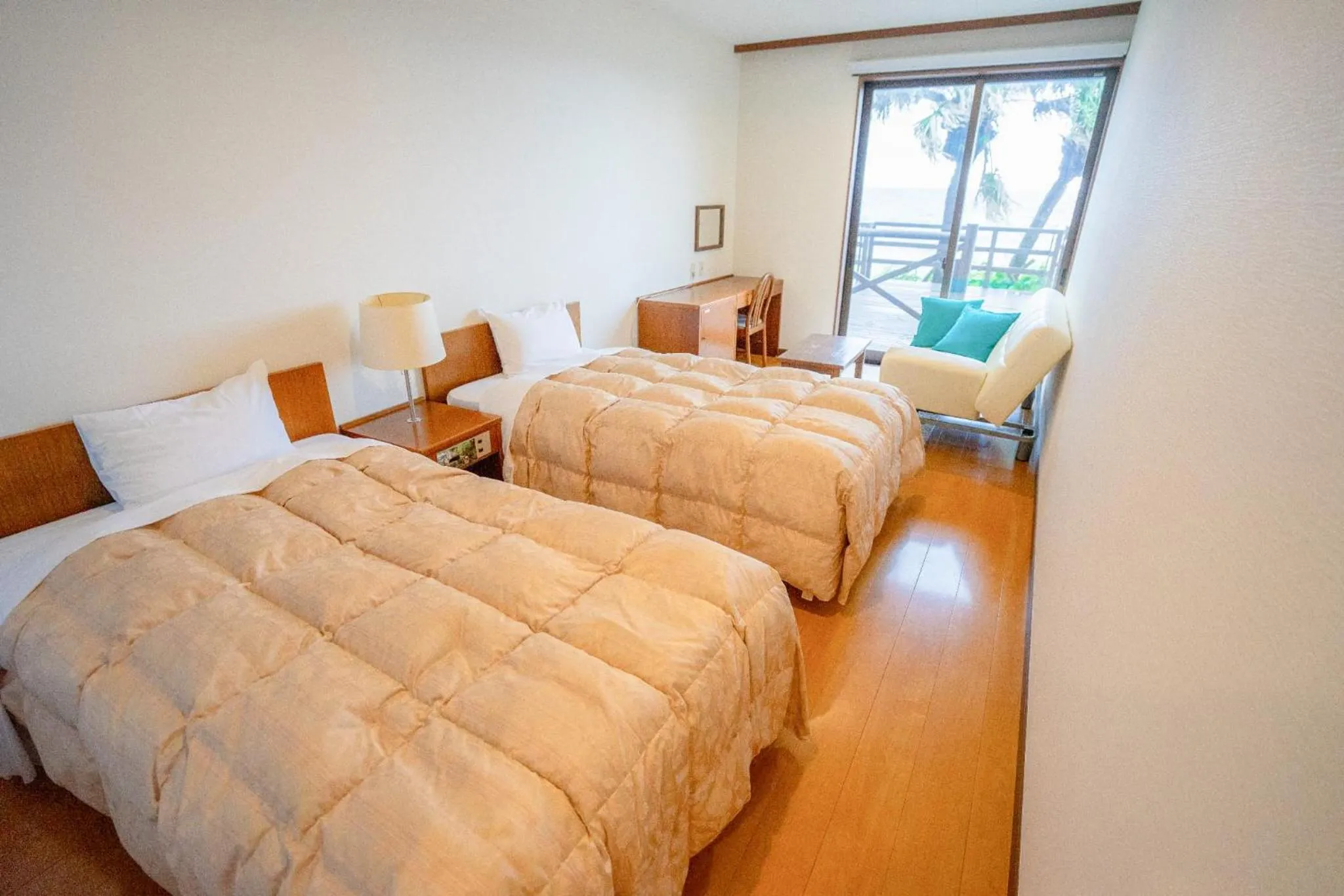 Photo of the whole room, Bed in Marine Blue Yakushima