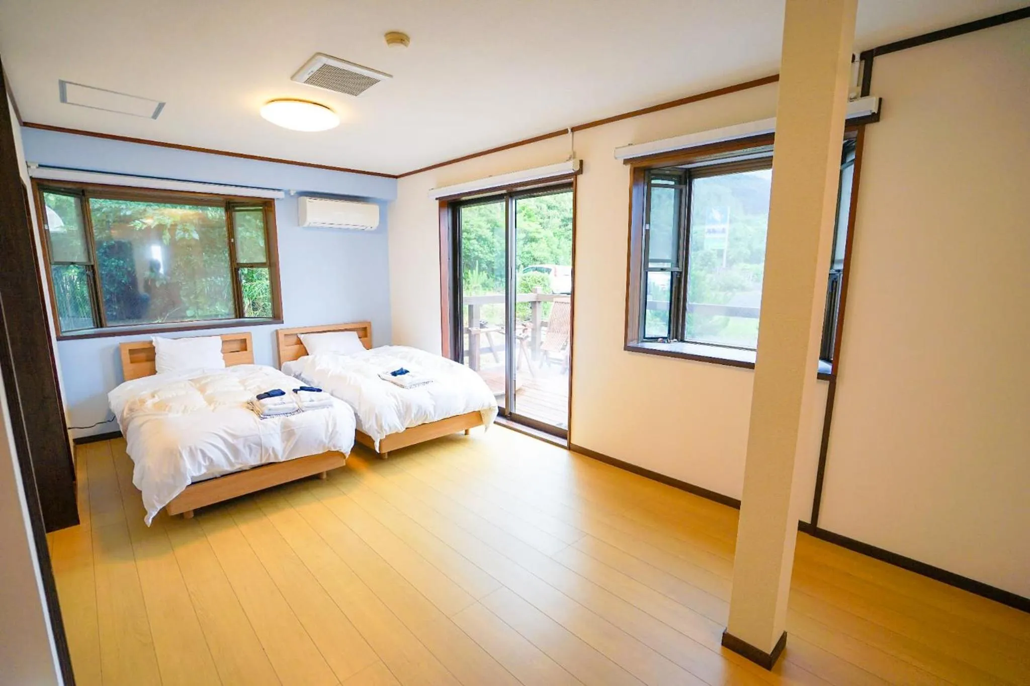 Photo of the whole room, Bed in Marine Blue Yakushima
