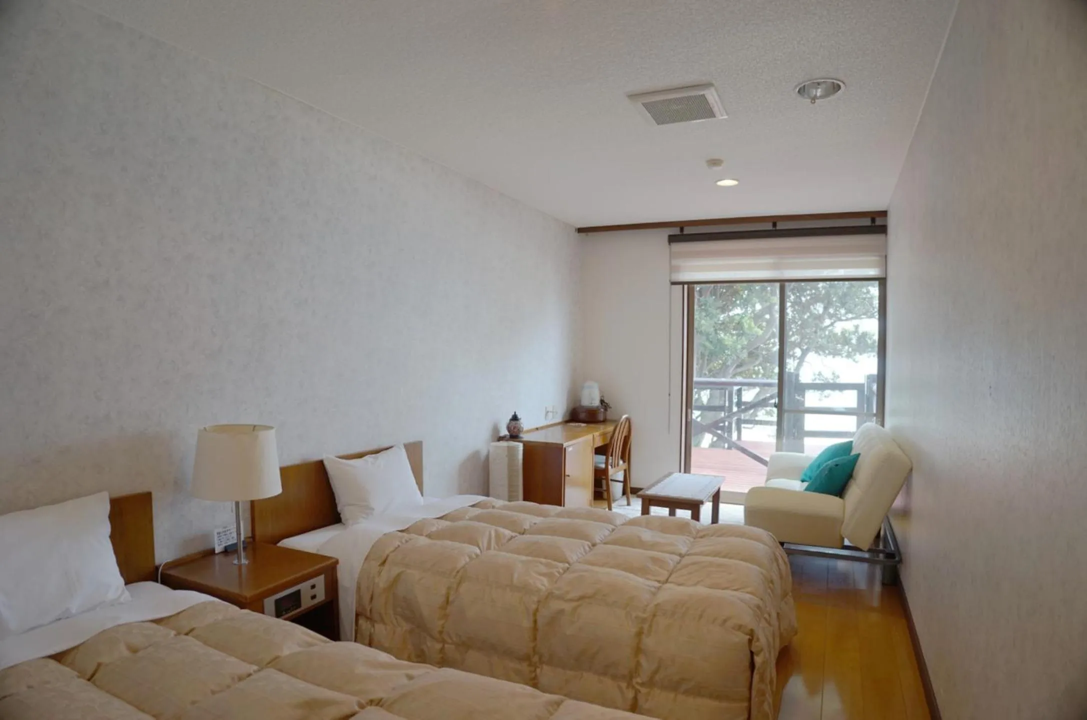 Photo of the whole room, Bed in Marine Blue Yakushima