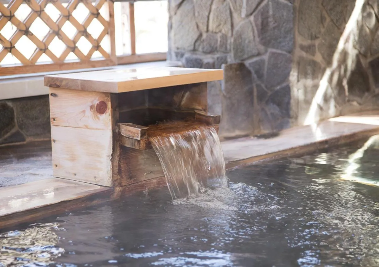 Open Air Bath in Itoen Hotel Shiobara
