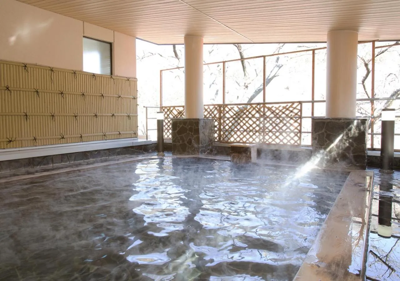 Open Air Bath in Itoen Hotel Shiobara