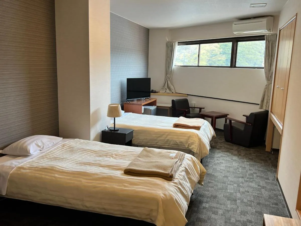 Bed in Itoen Hotel Shiobara