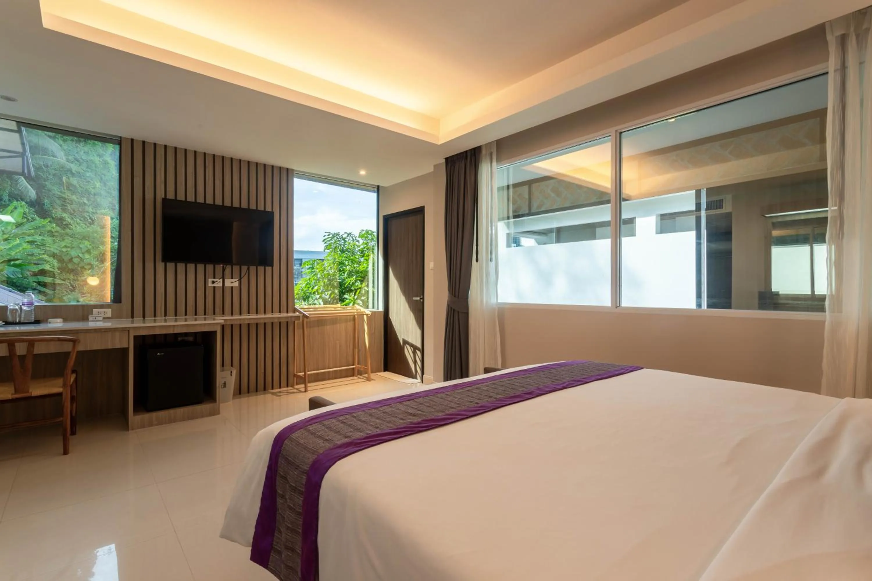 Bed in The L Resort, Krabi