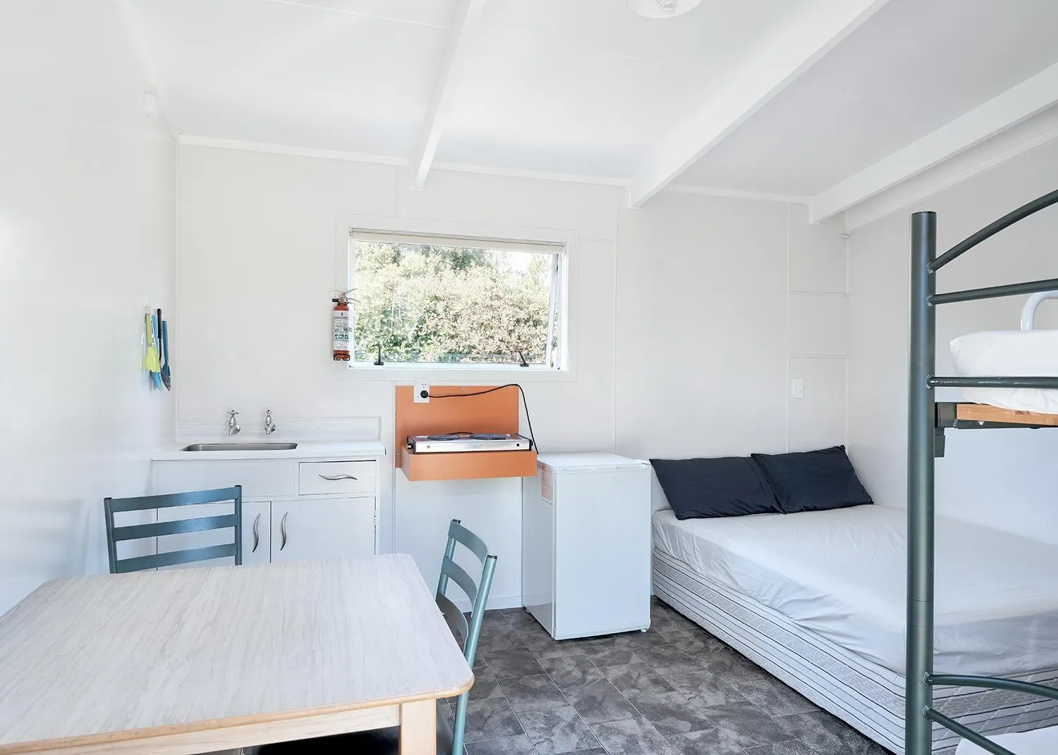 Bed in Mercury Bay Holiday Park