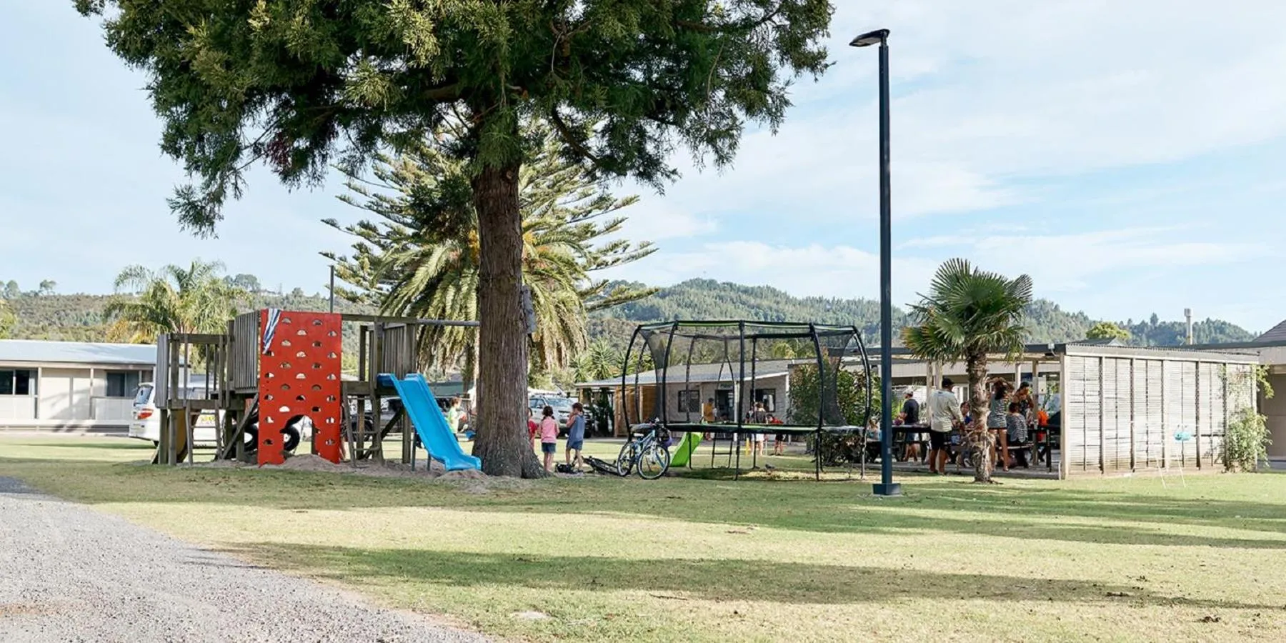 Children play ground in Mercury Bay Holiday Park