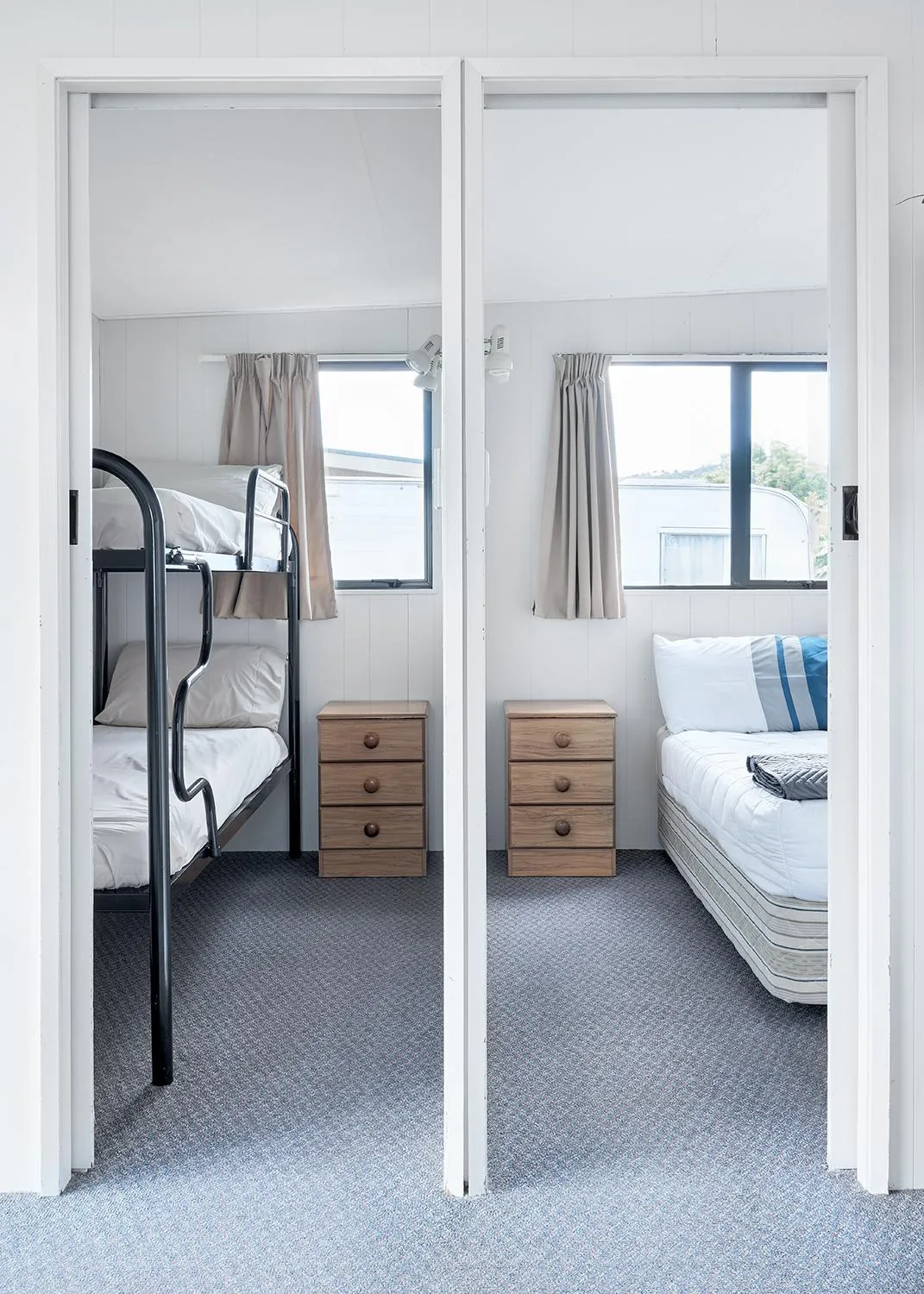 Bed in Mercury Bay Holiday Park