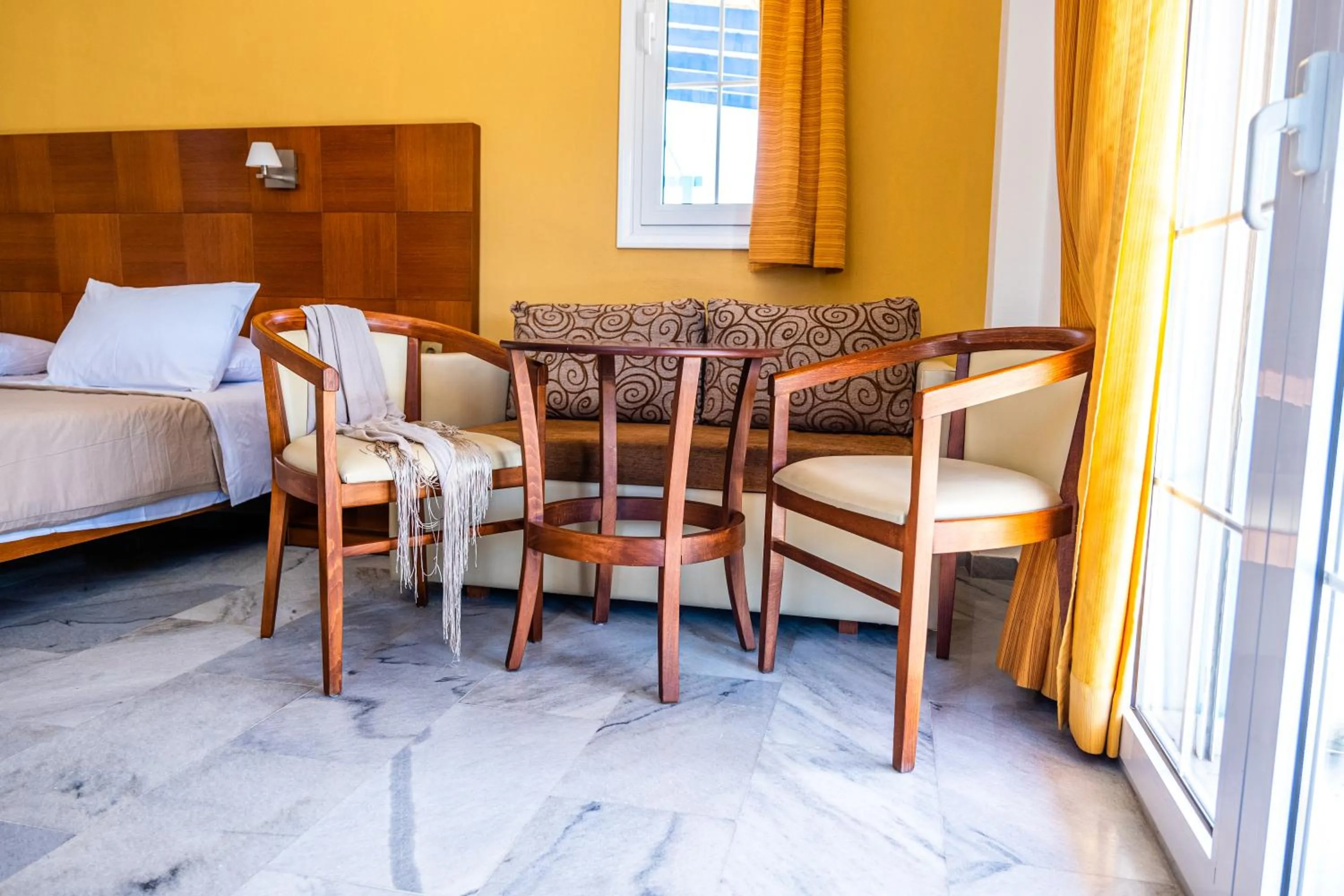 Seating area in Anna Ageliki