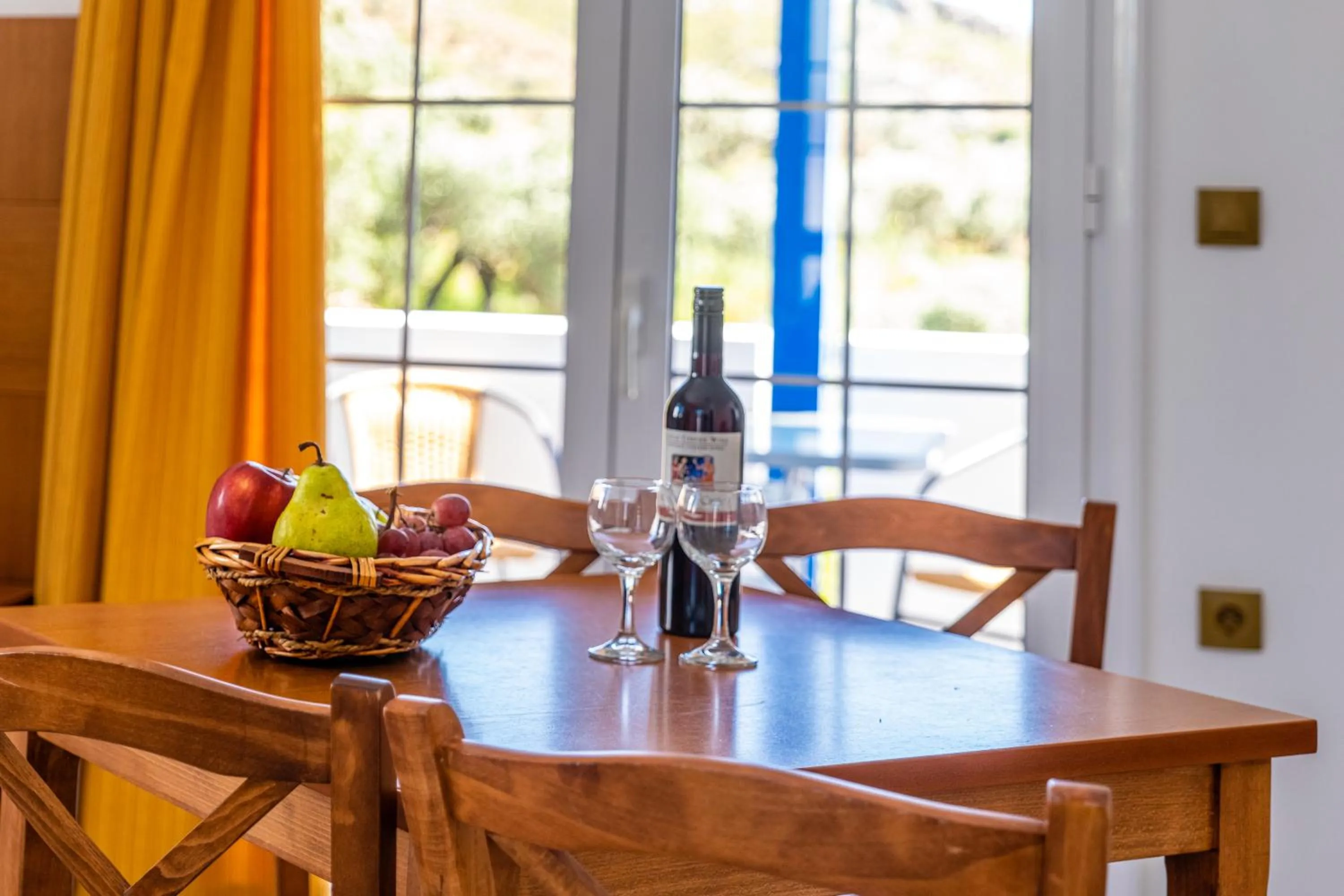 Dining area in Anna Ageliki