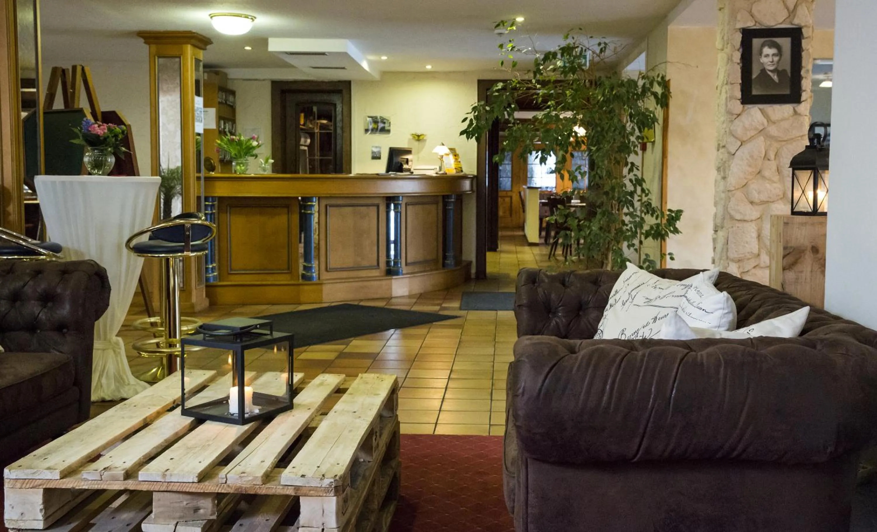 Lobby or reception in Hotel Eydt Kirchheim