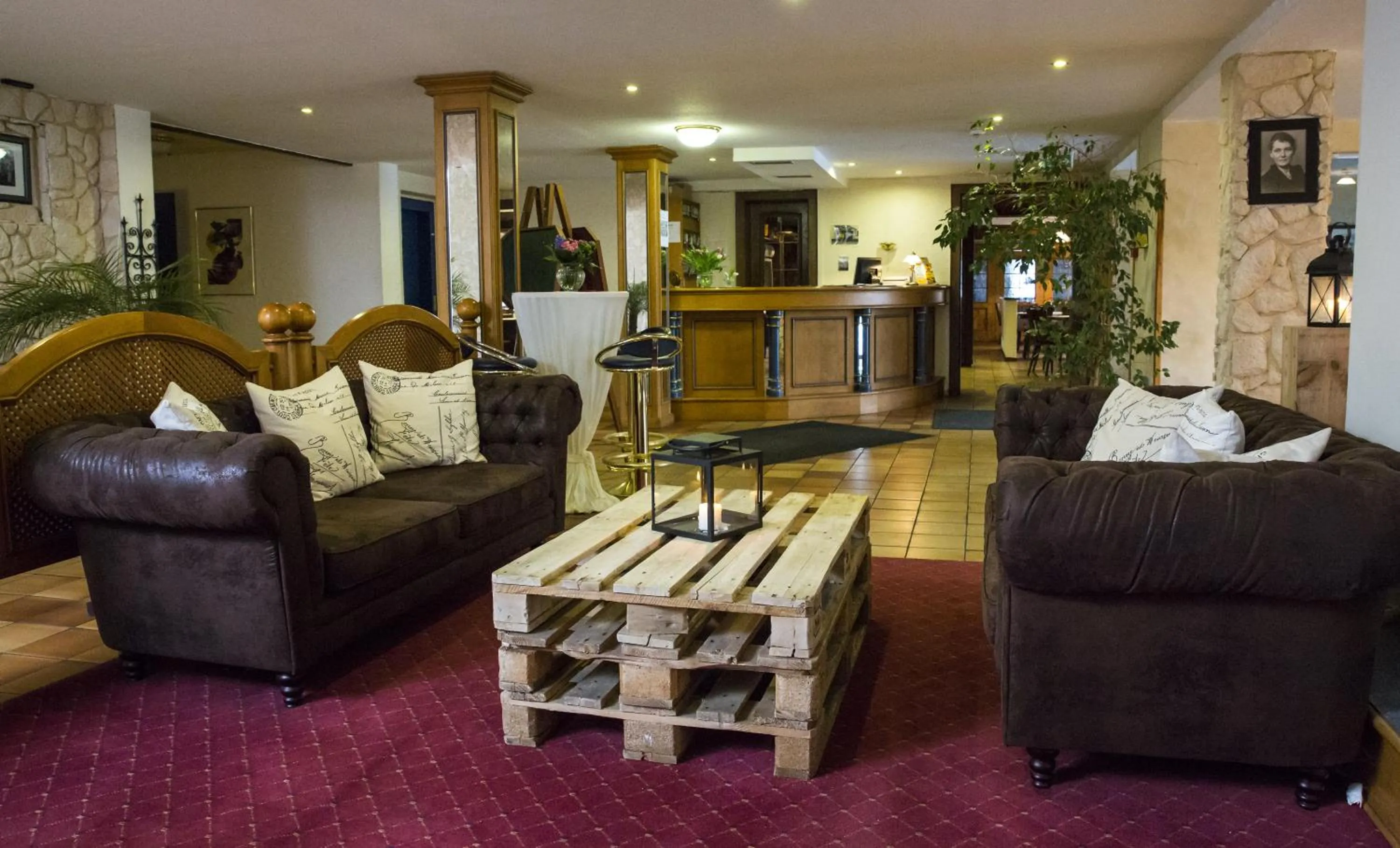 Lobby or reception in Hotel Eydt Kirchheim