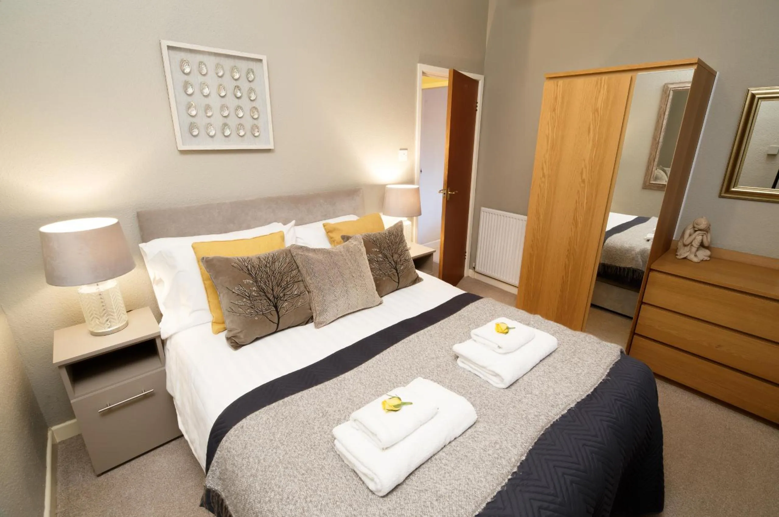 Bedroom in Mode - The Old School House