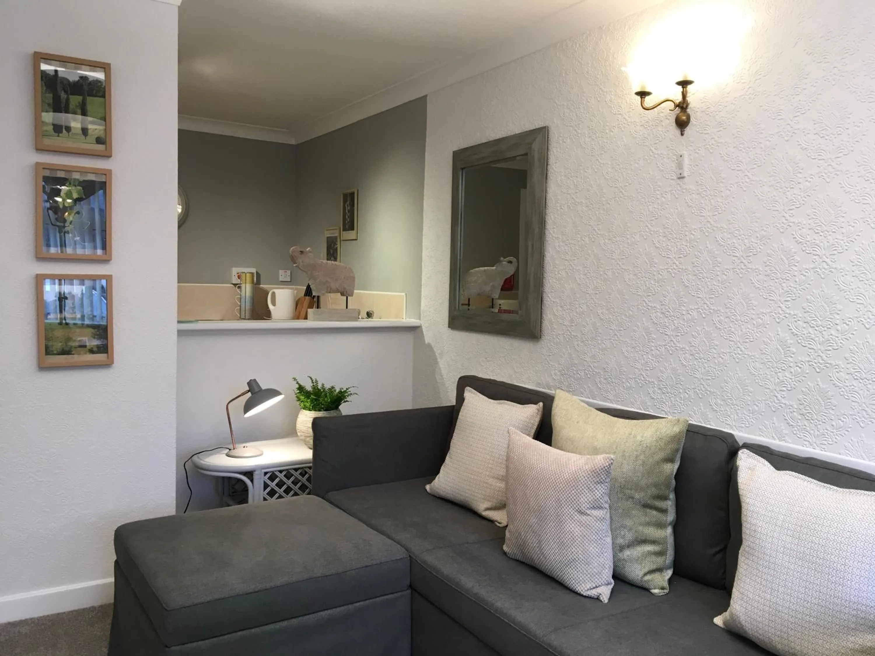 Living room in Mode - The Old School House