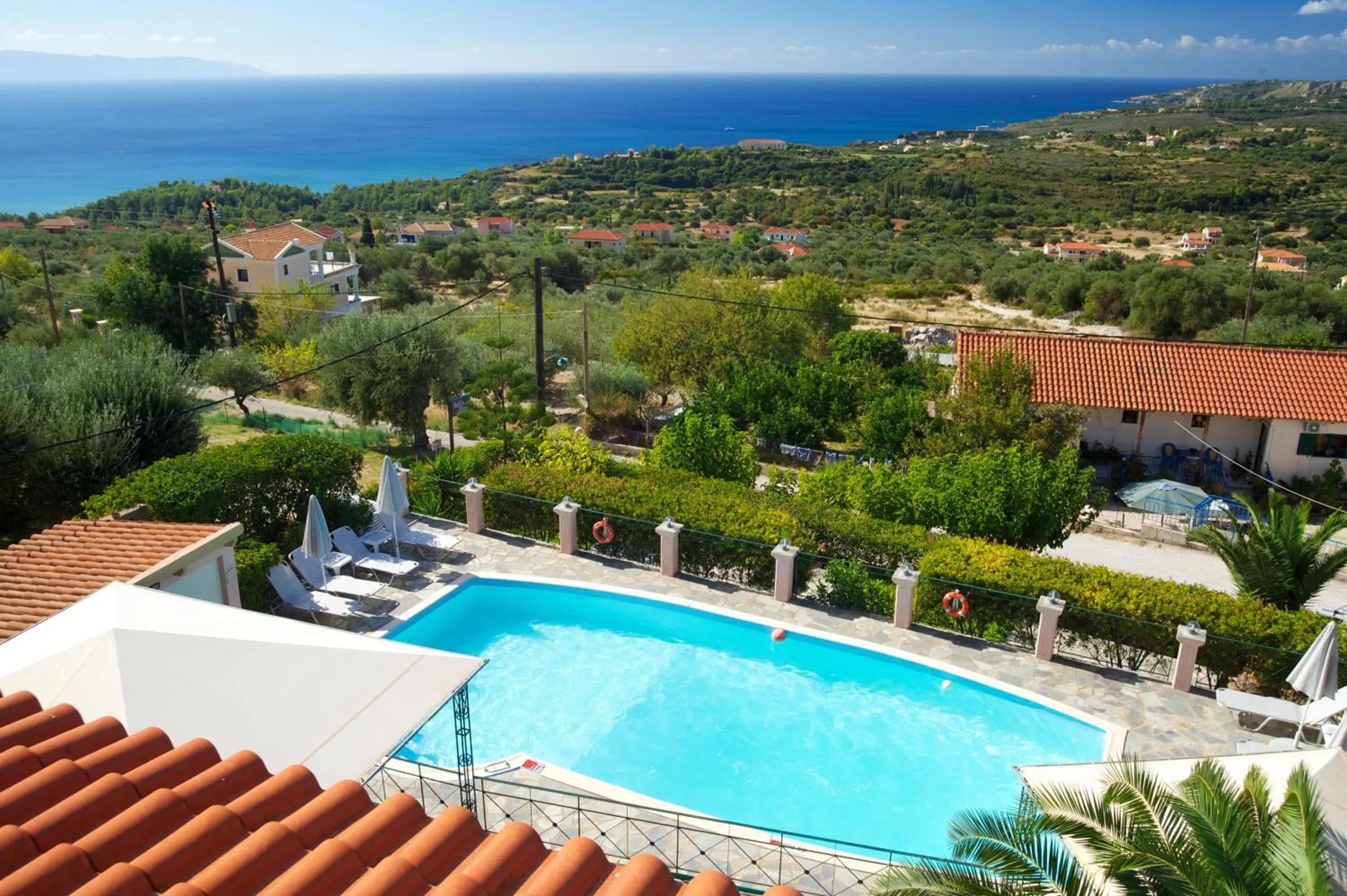 Garden view in Nostos