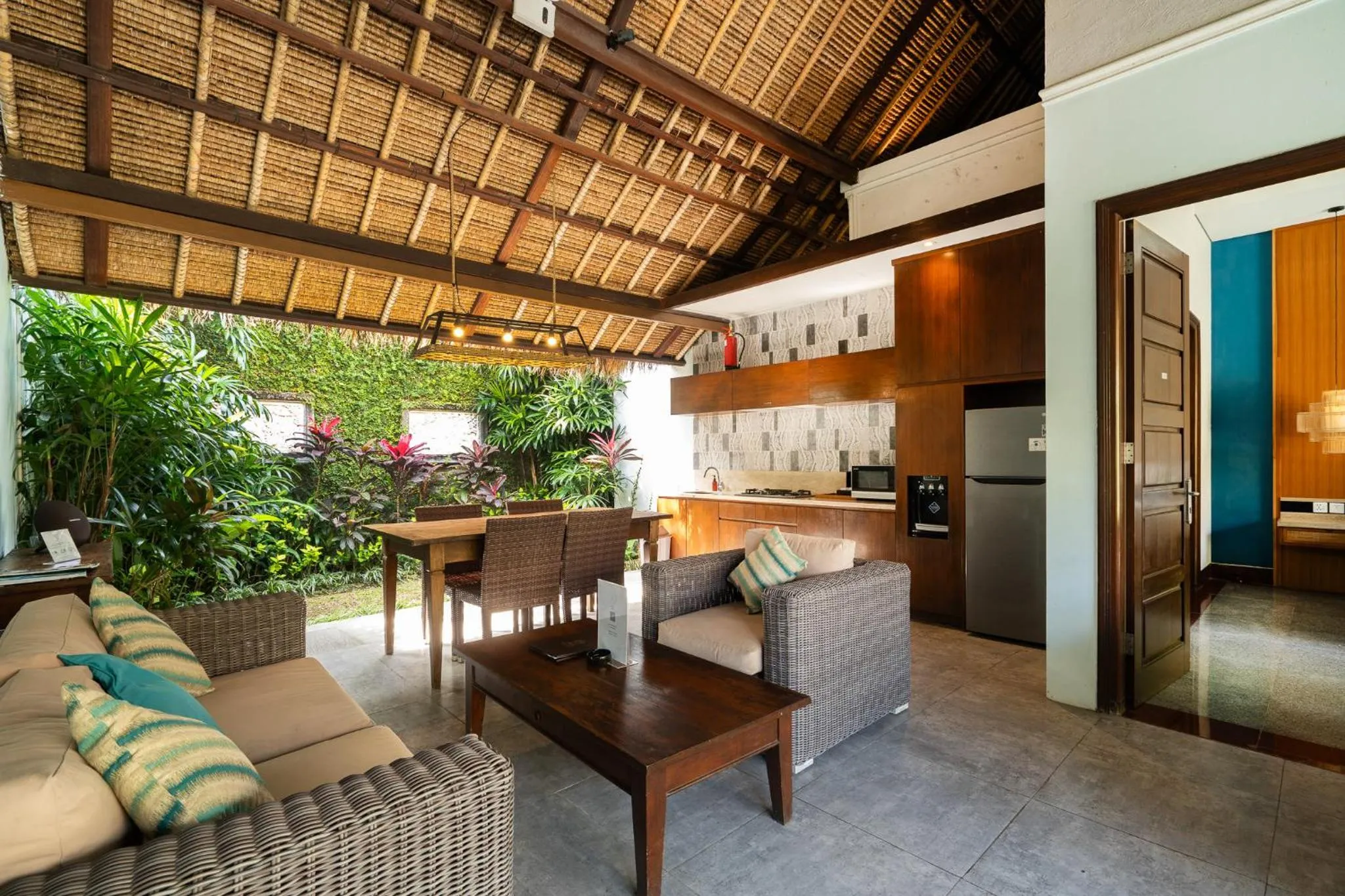 Living room in Kecapi Villa Seminyak by Ini Vie Hospitality