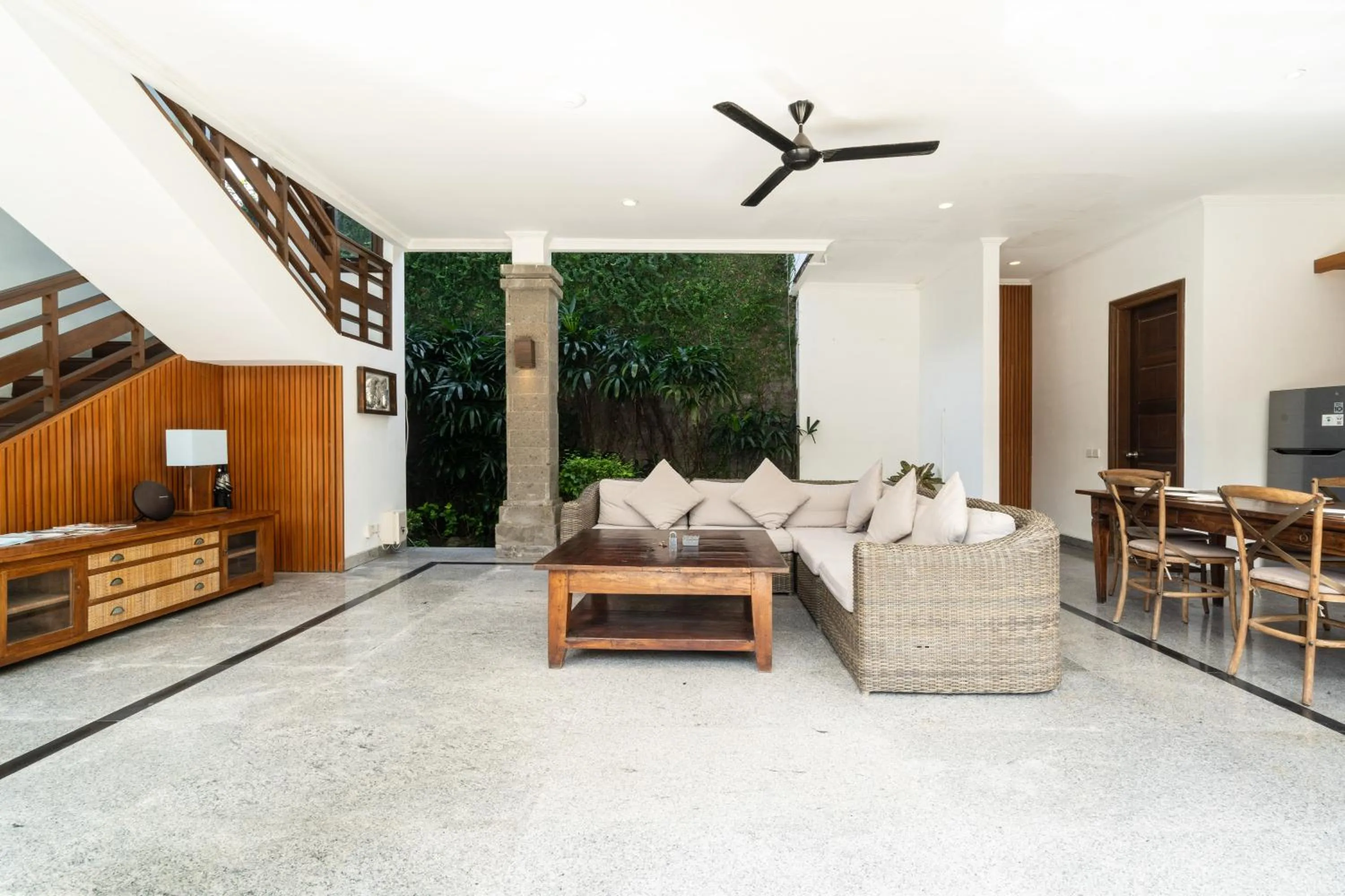 Living room in Kecapi Villa Seminyak by Ini Vie Hospitality