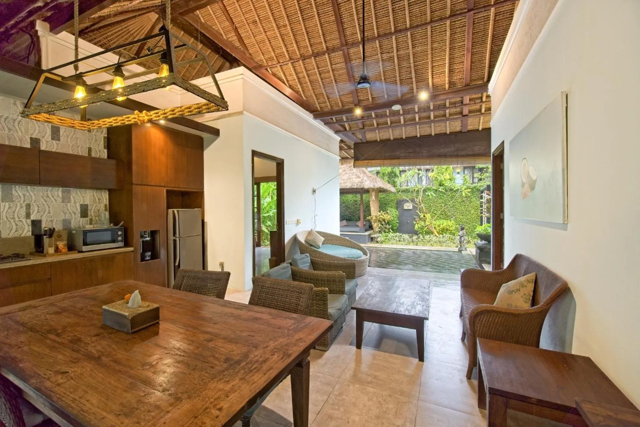 Living room in Kecapi Villa Seminyak by Ini Vie Hospitality
