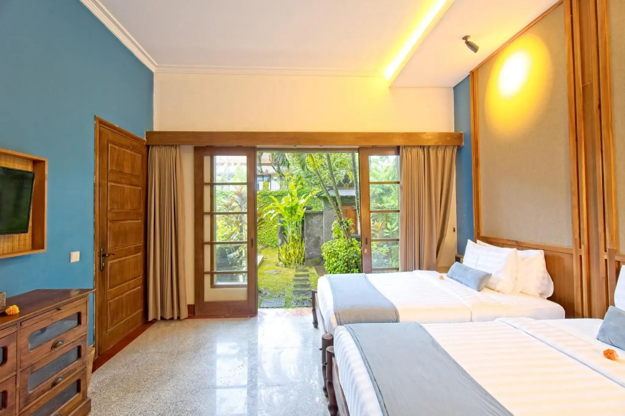 View (from property/room), Bed in Kecapi Villa Seminyak by Ini Vie Hospitality View (from property/room), Bed in Kecapi Villa Seminyak by Ini Vie Hospitality