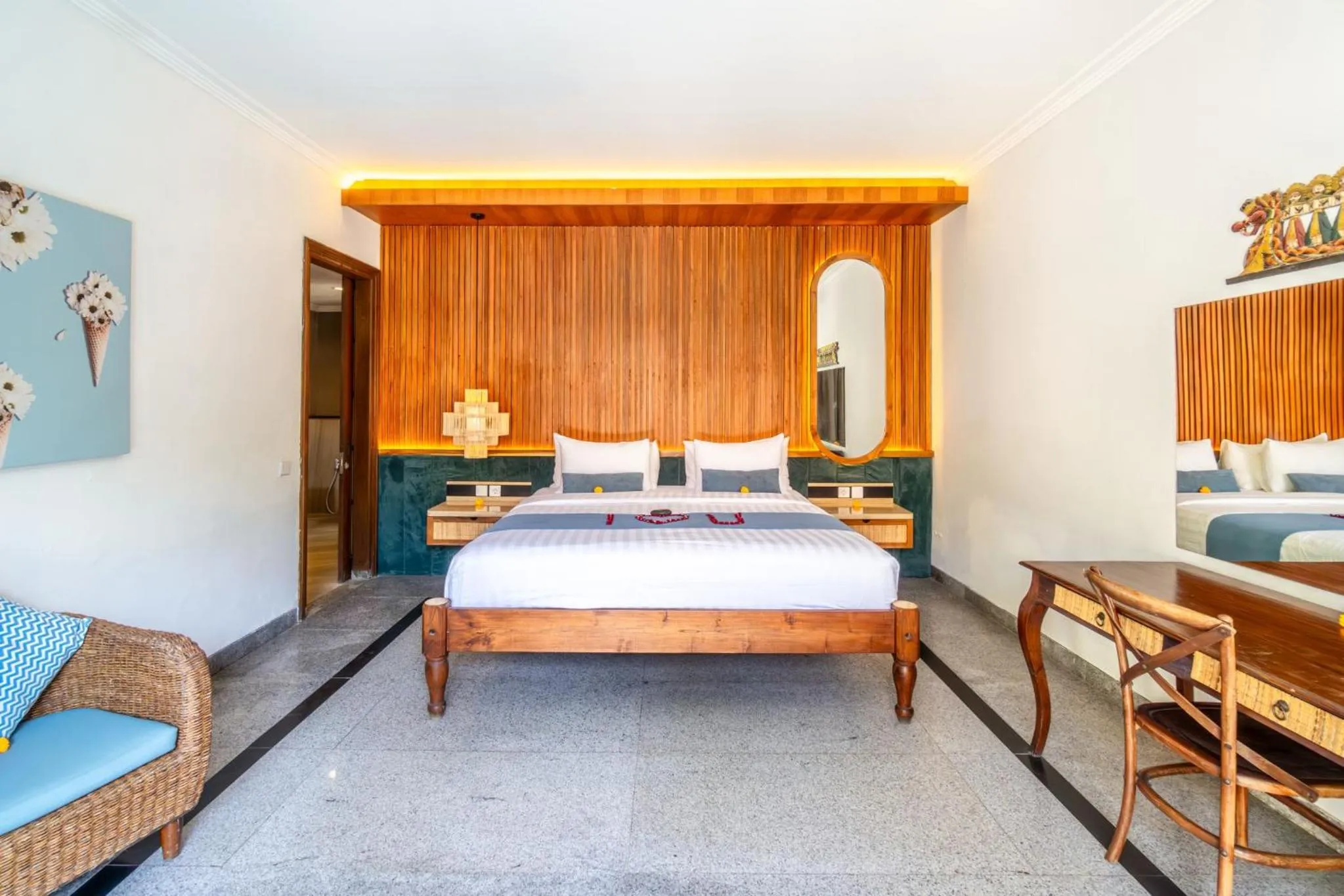 Bedroom, Bed in Kecapi Villa Seminyak by Ini Vie Hospitality