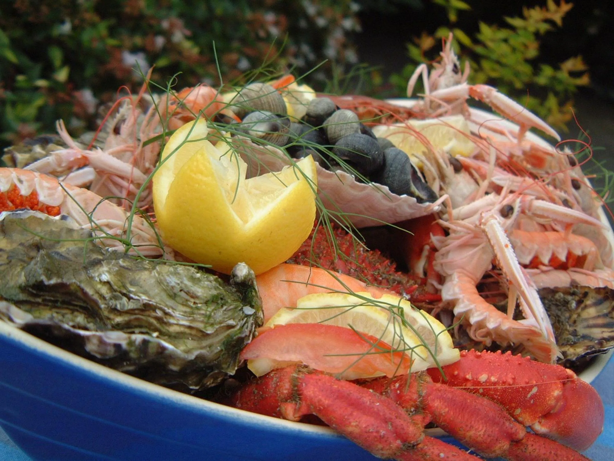 Food close-up in Hotel Restaurant Le Capricorne