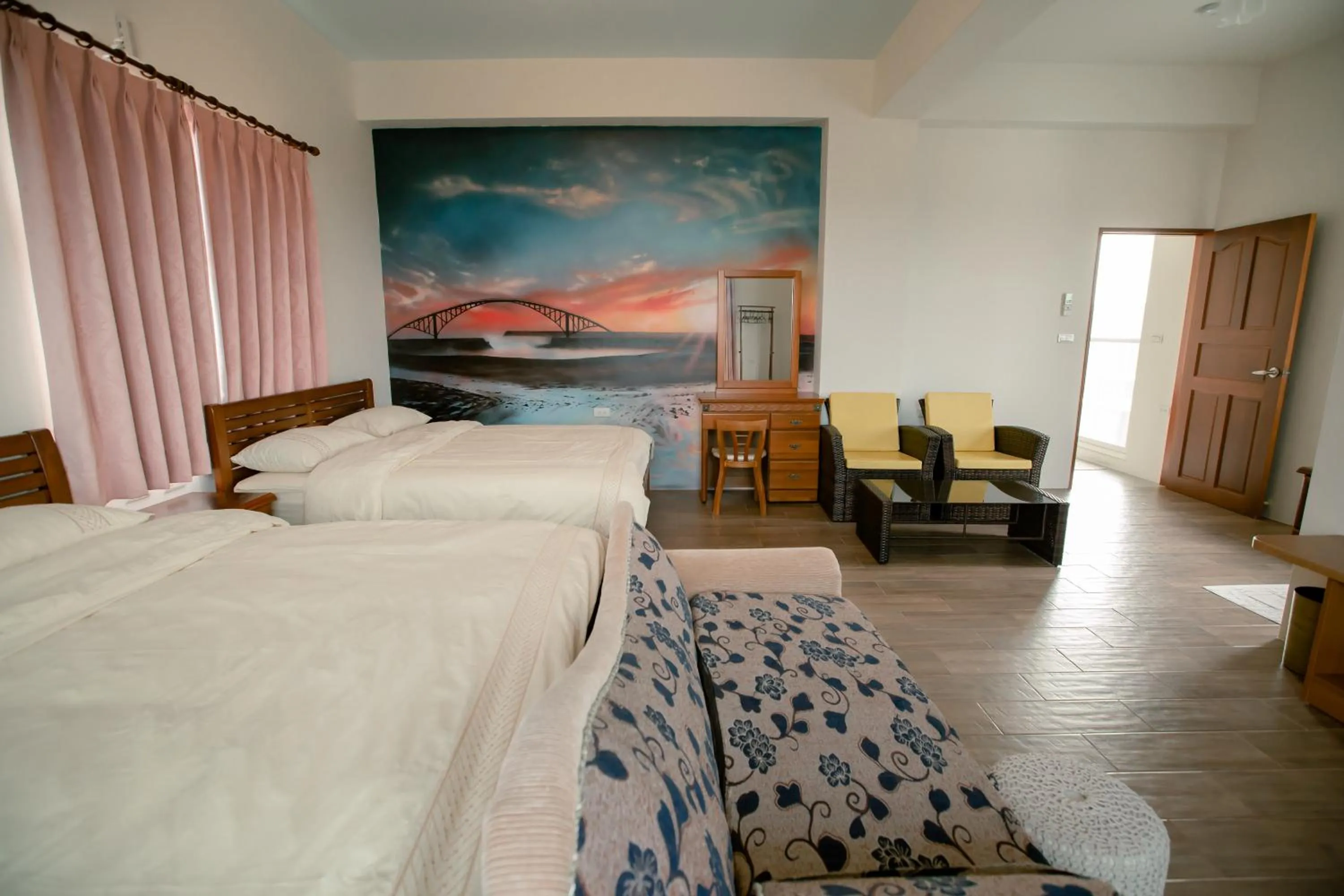 Bed in Penghu Sun House