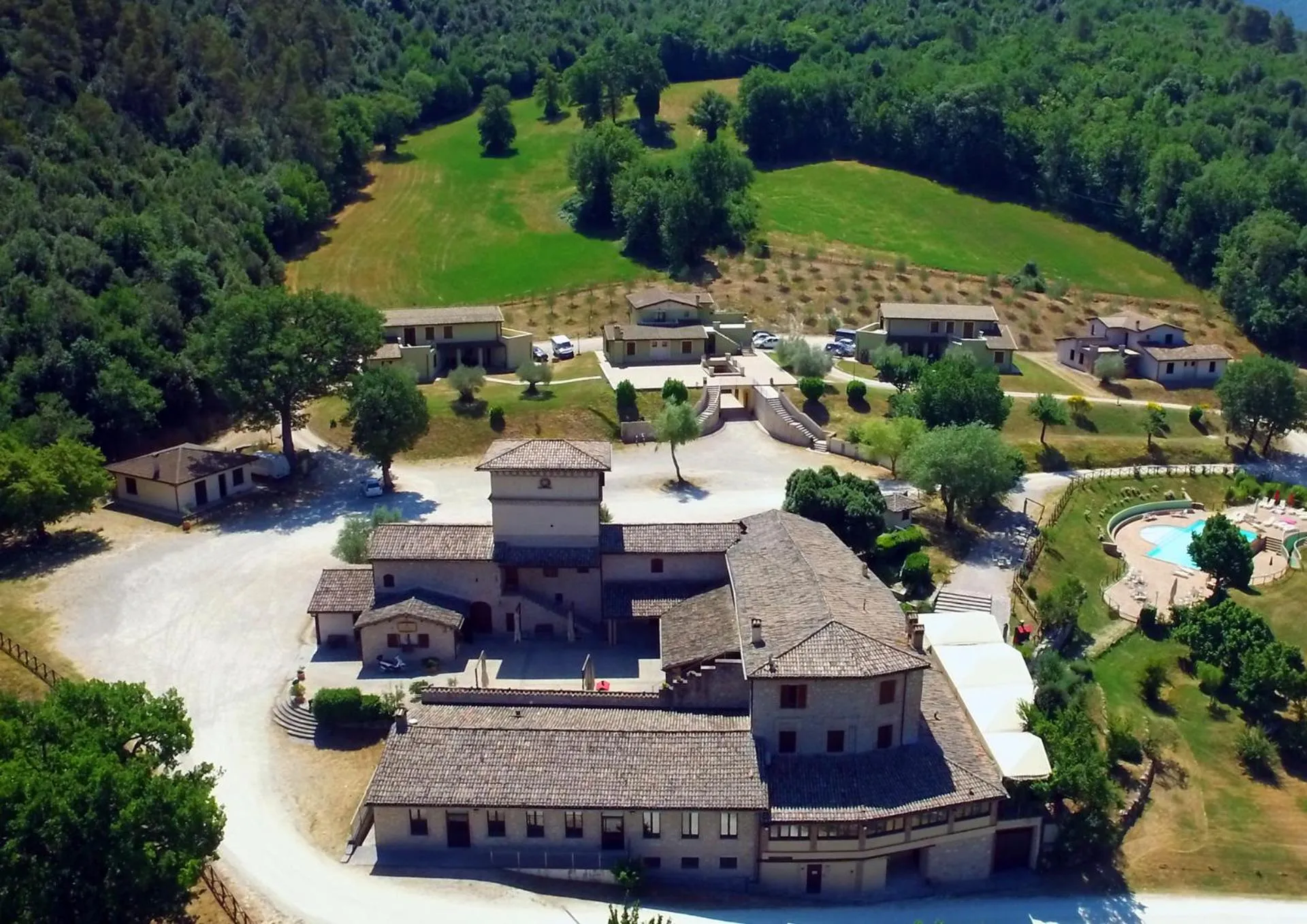Bird's eye view in Valle Rosa