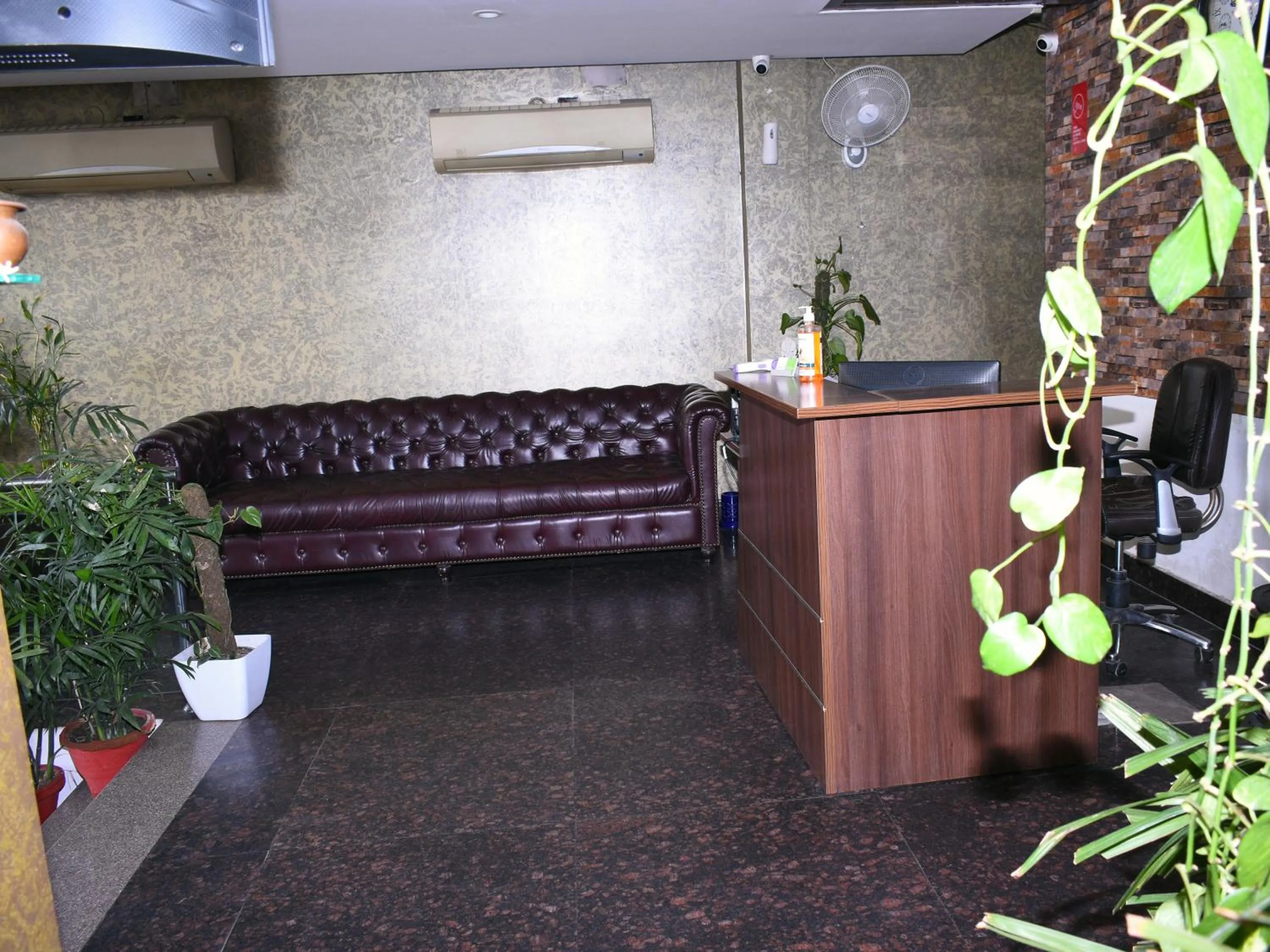 Lobby or reception in Hotel Flora Inn