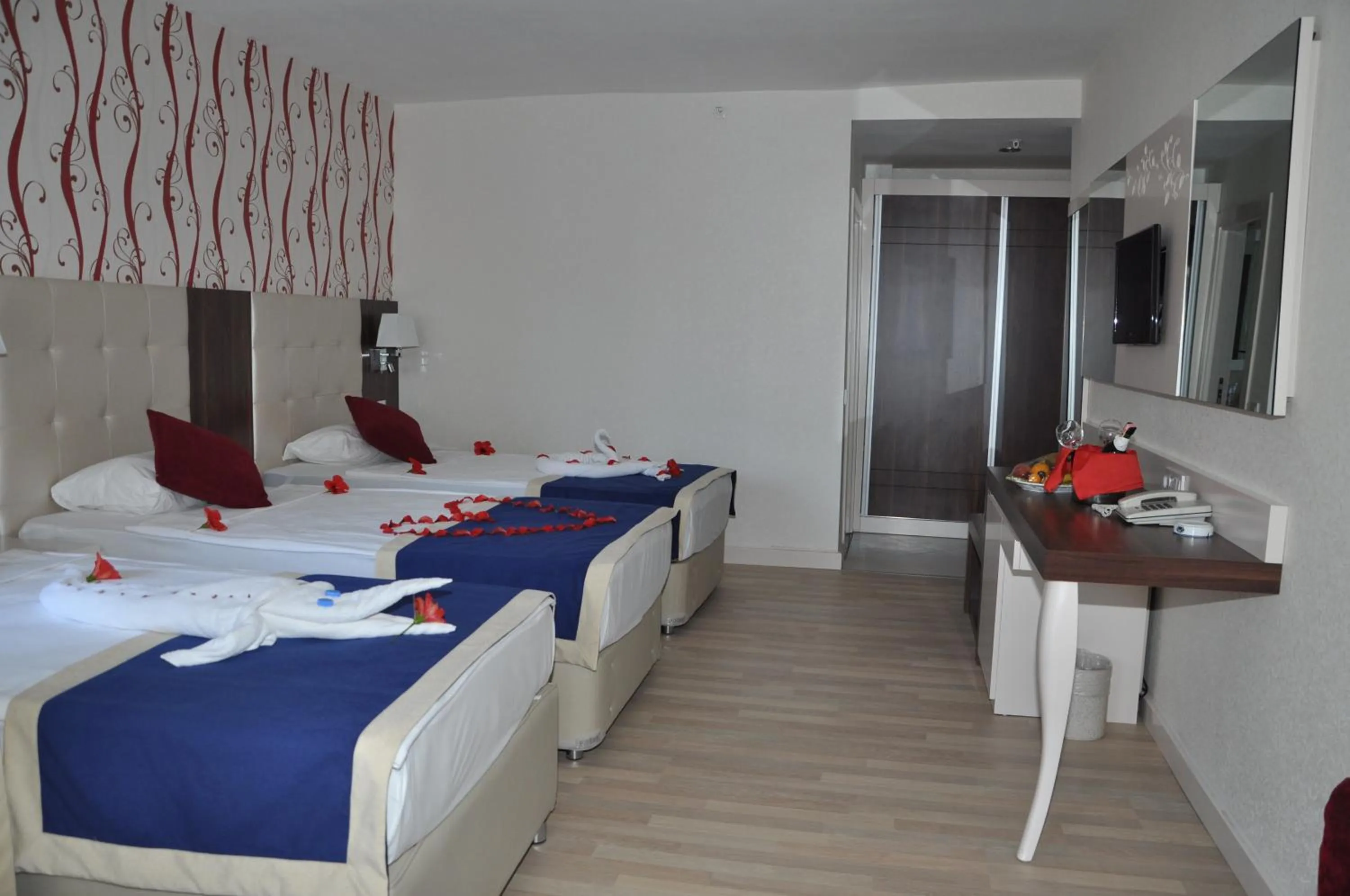 Decorative detail, Bed in Kleopatra Micador Otel