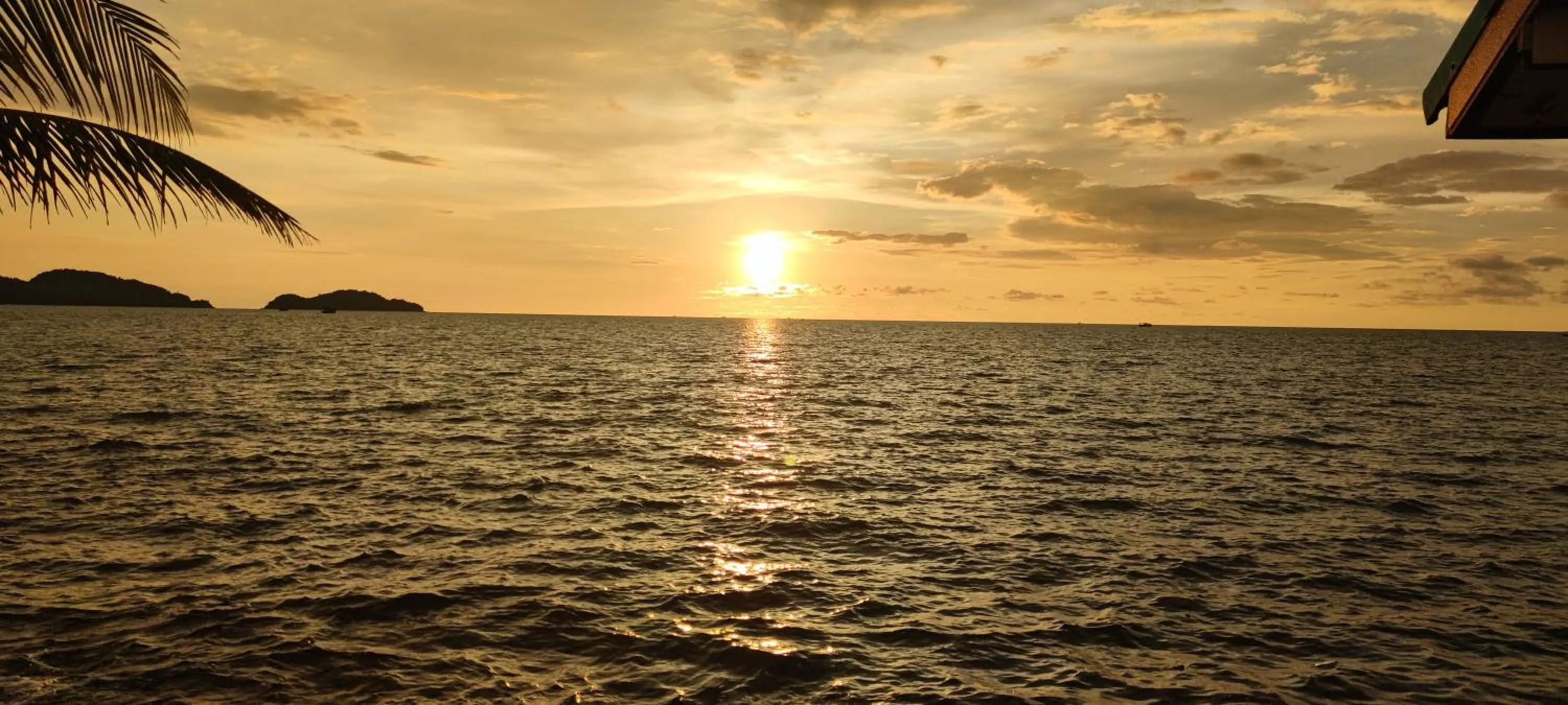 Sunset in Chattong resort