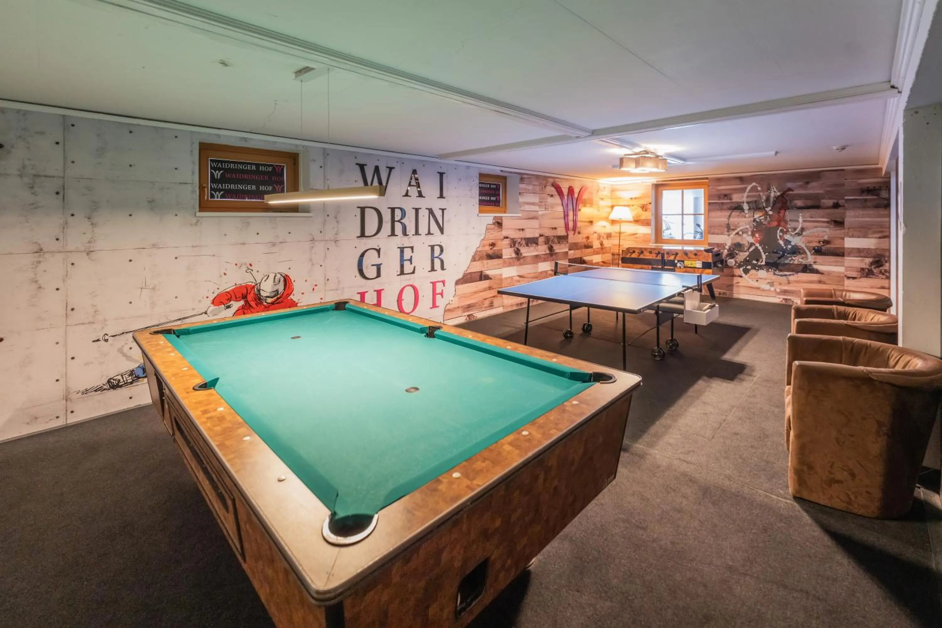 Game Room in Waidringer Hof 4 Sterne Superior