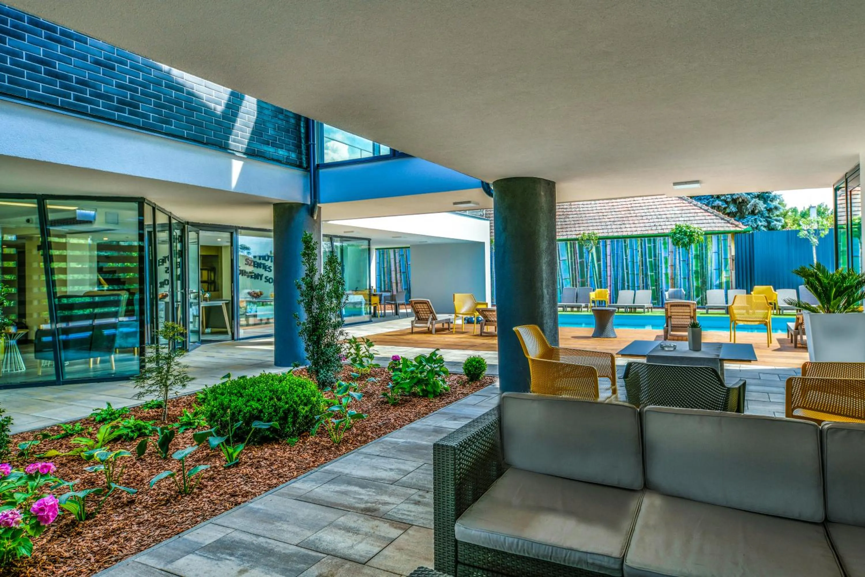 Garden in Open Hotel Szentes