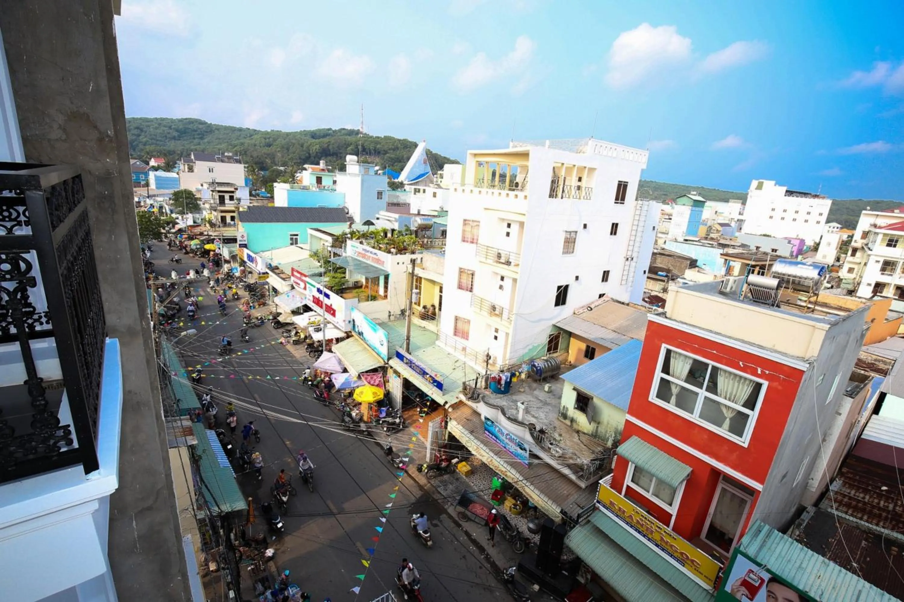 City view in Thanh Vy Hotel