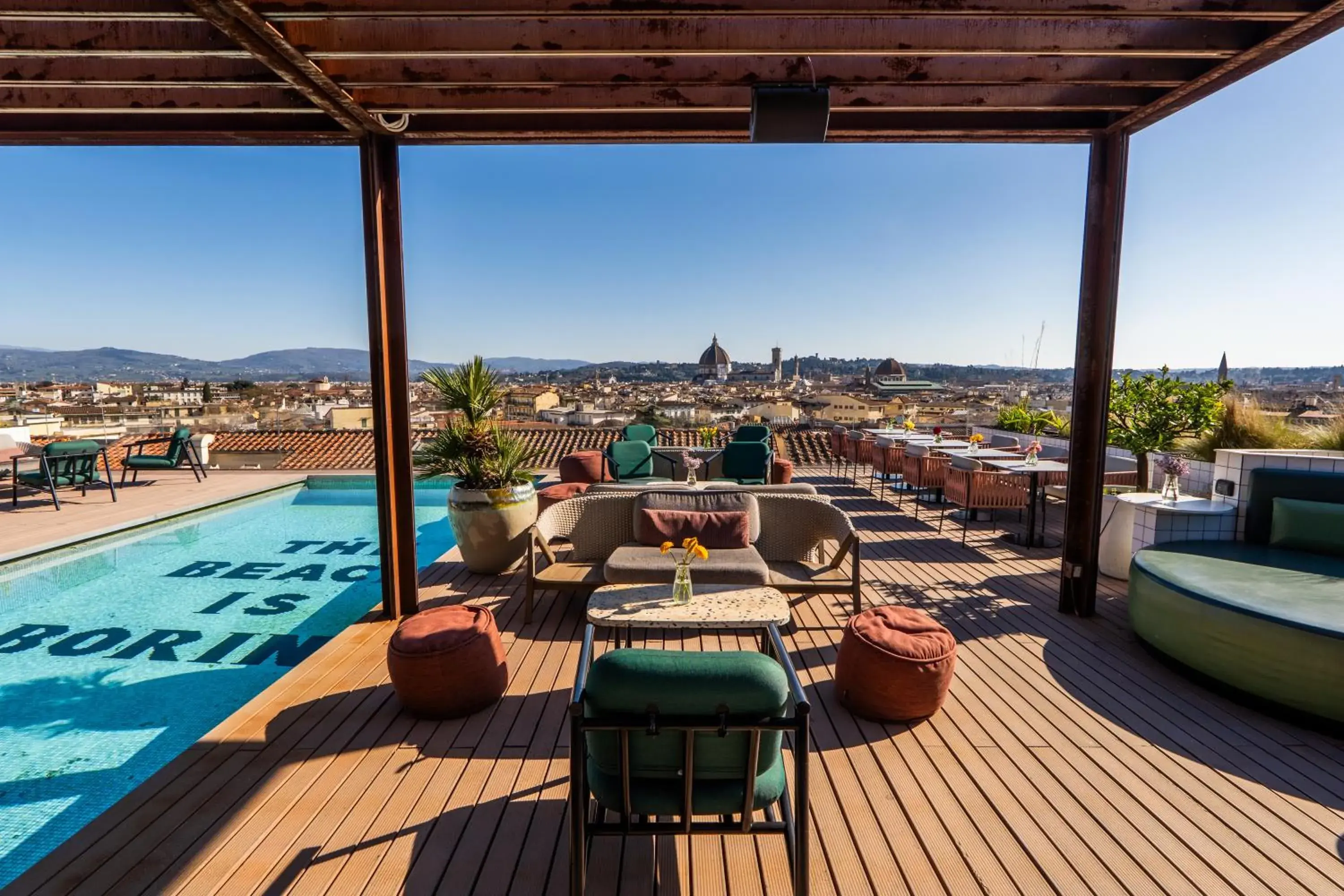 Swimming pool in The Social Hub Florence Lavagnini Swimming pool in The Social Hub Florence Lavagnini