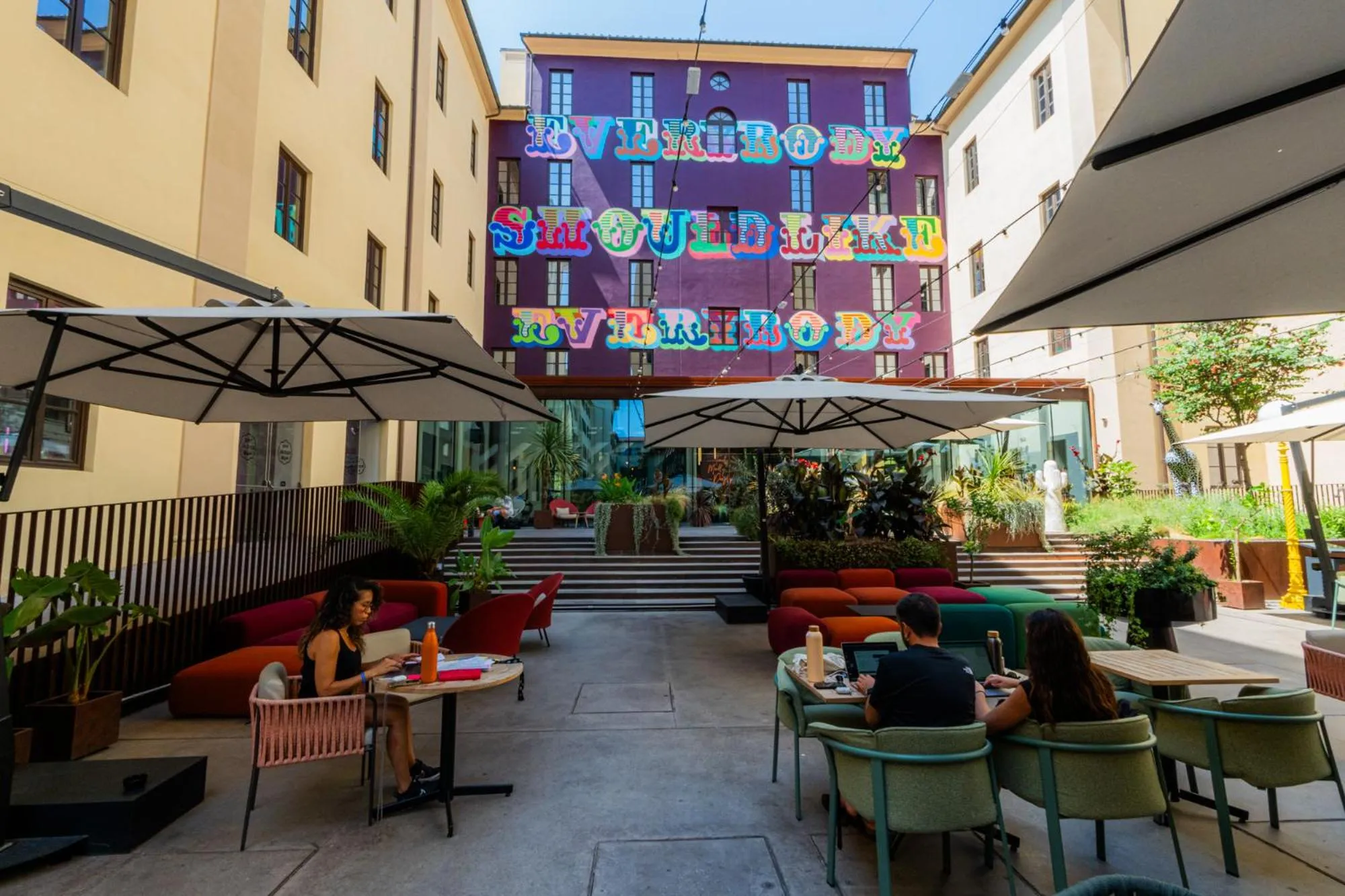 Balcony/Terrace in The Social Hub Florence Lavagnini