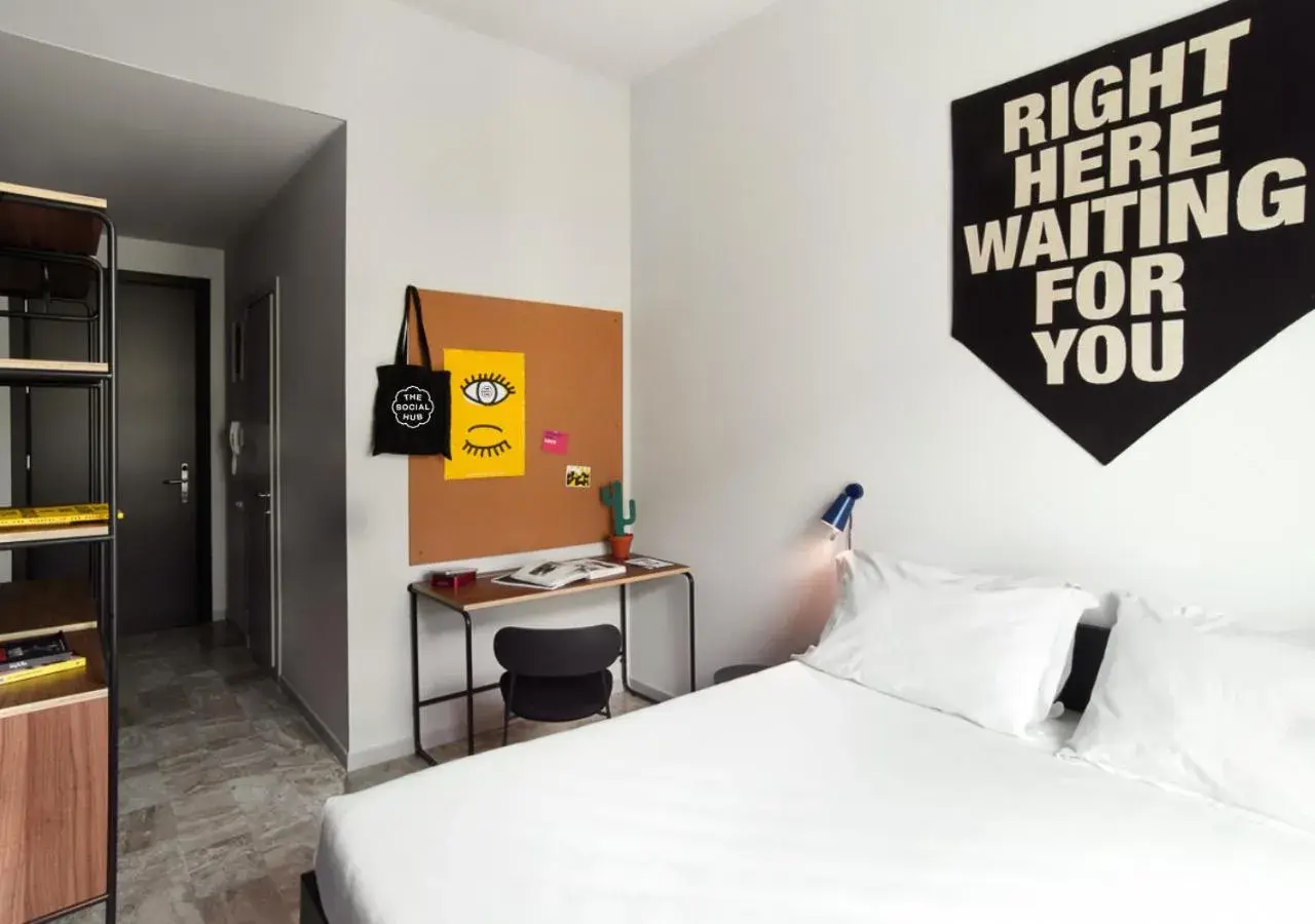 Bedroom, Bed in The Social Hub Florence Lavagnini Bedroom, Bed in The Social Hub Florence Lavagnini