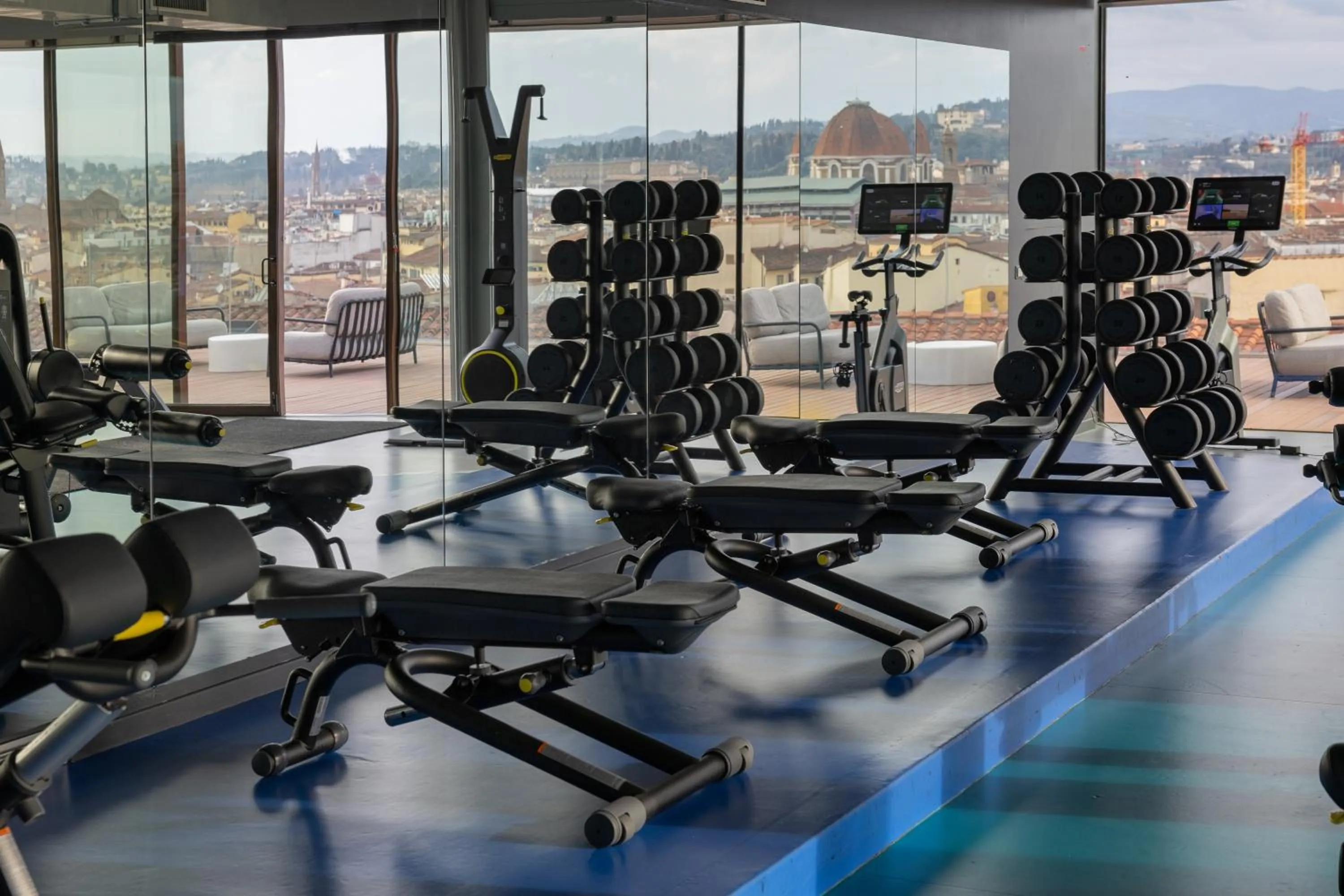 Fitness centre/facilities in The Social Hub Florence Lavagnini