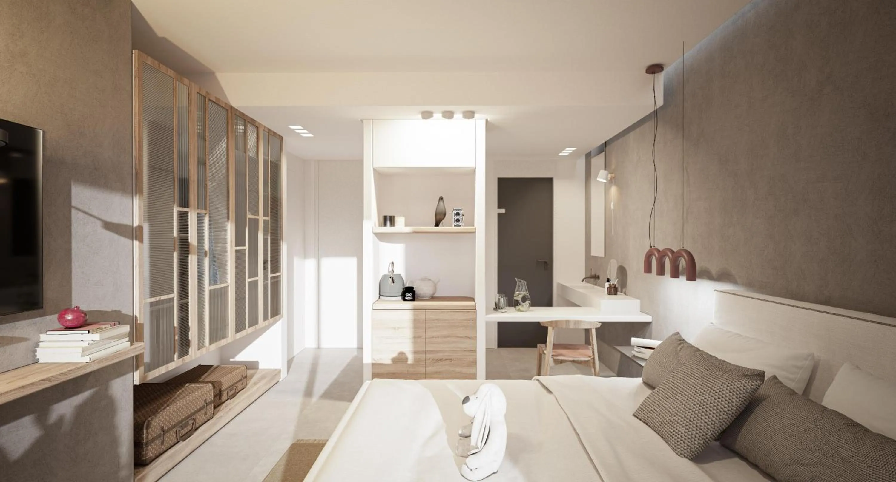 Bathroom, Bed in Dore Boutique Hotel