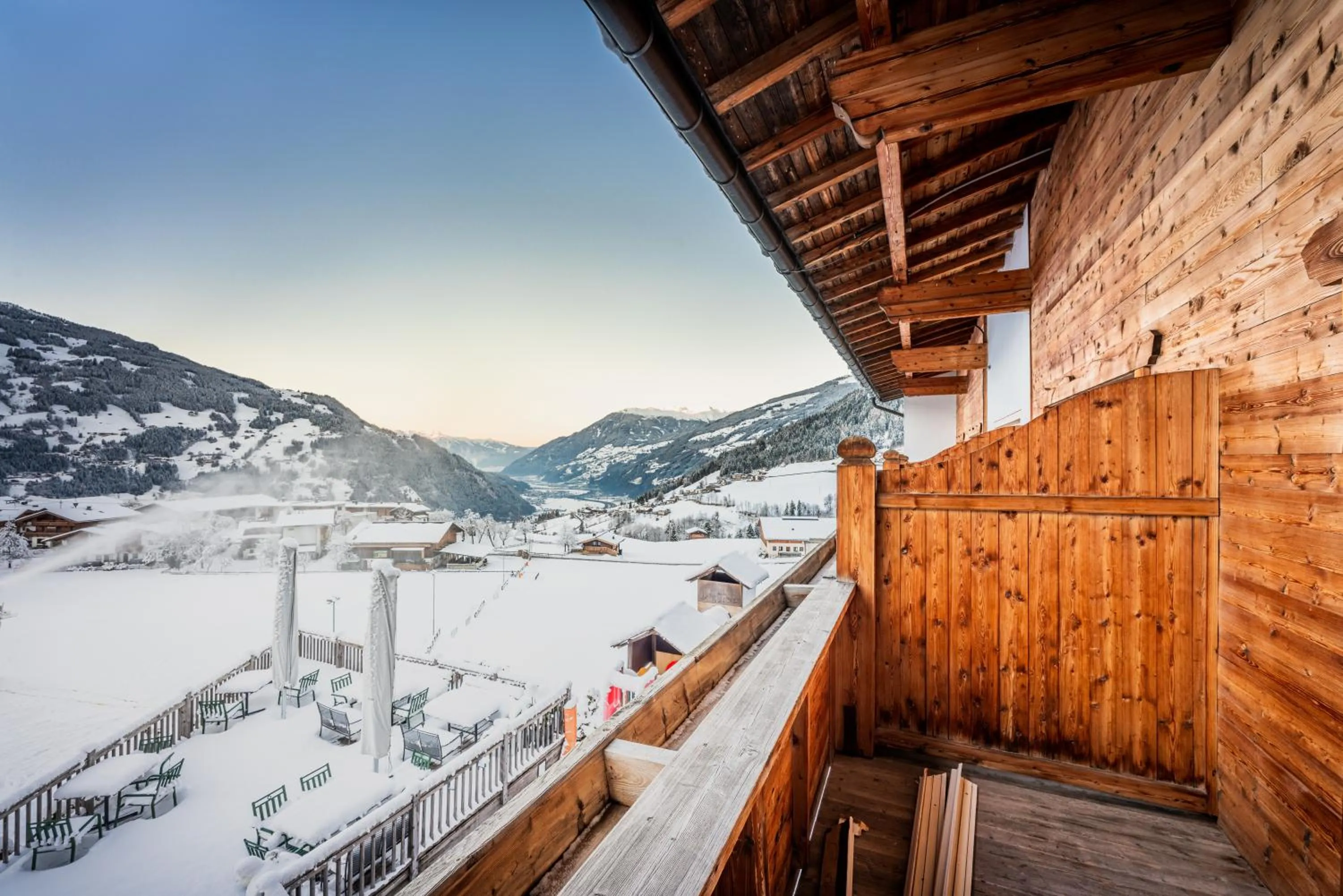 Winter in Alpen Wohlfühlhotel Dörflwirt