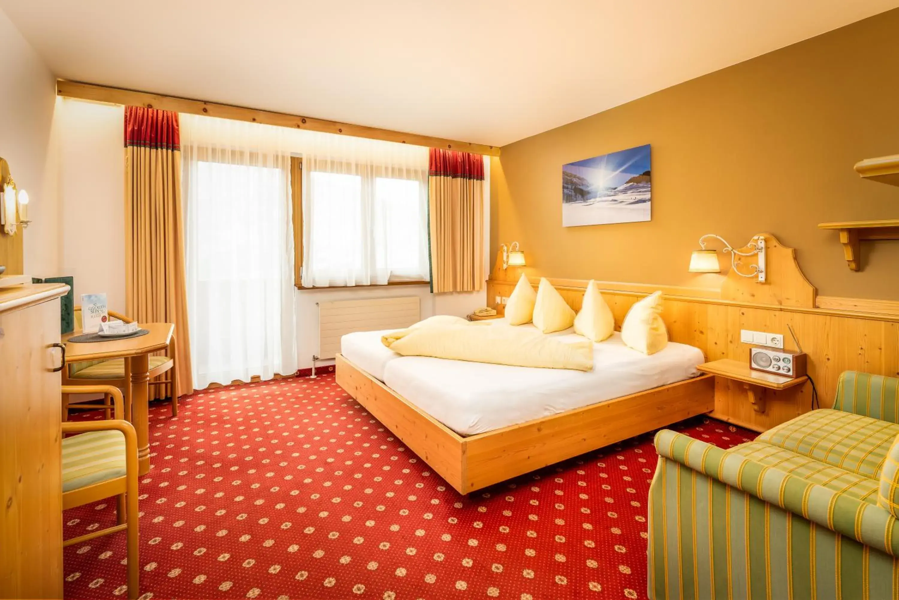 Deluxe Double Room (2 Adults + 1 Child) - single occupancy in Alpen Wohlfühlhotel Dörflwirt Deluxe Double Room (2 Adults + 1 Child) - single occupancy in Alpen Wohlfühlhotel Dörflwirt