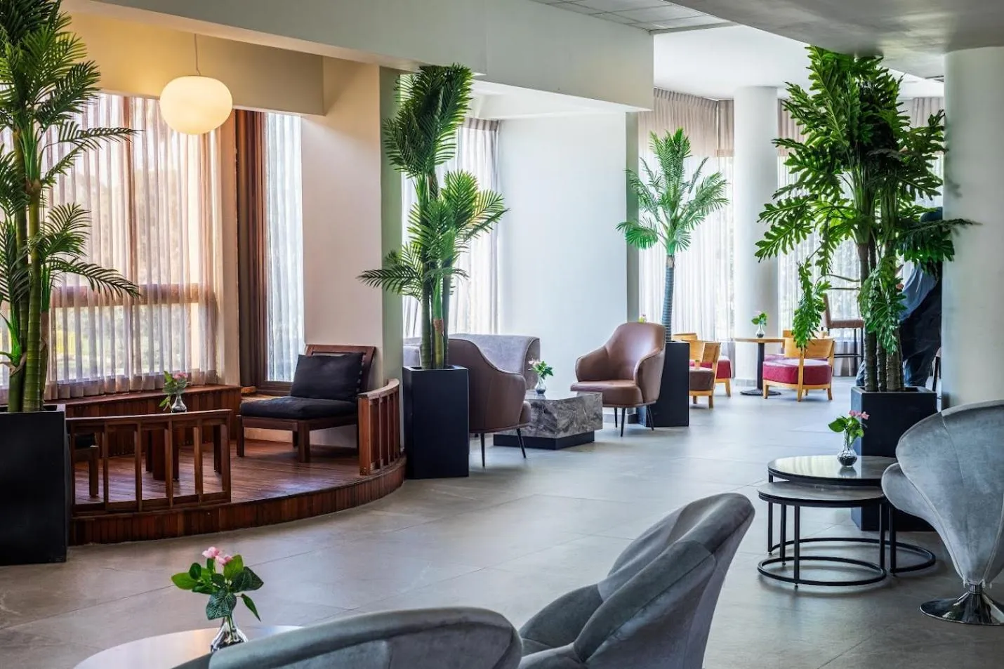 Lobby or reception in Inbar Hotel