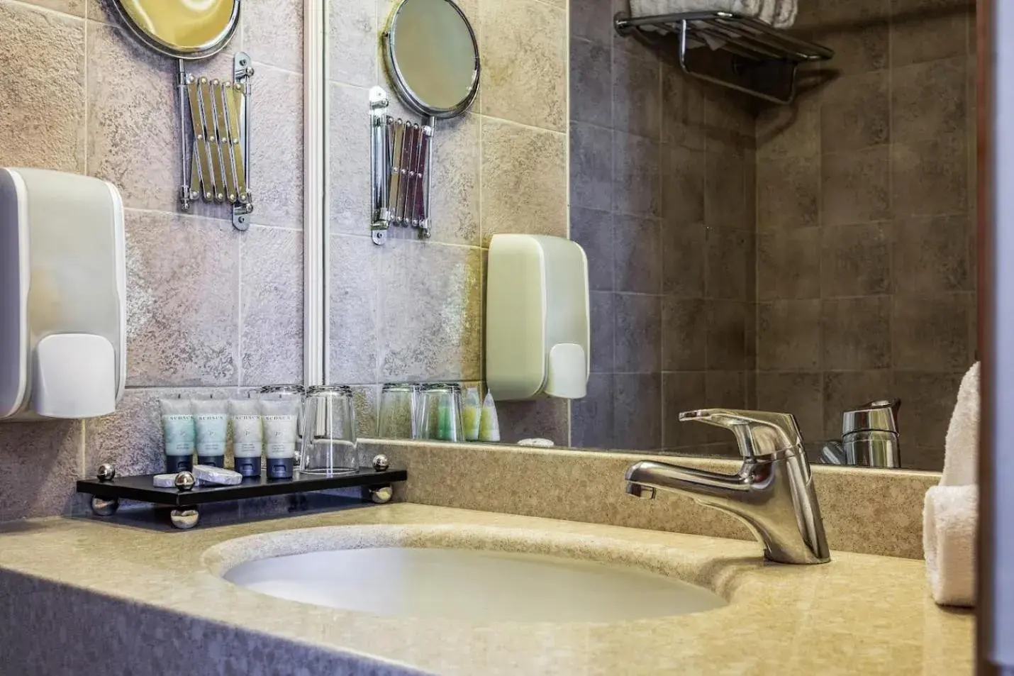 Bathroom in Inbar Hotel Bathroom in Inbar Hotel