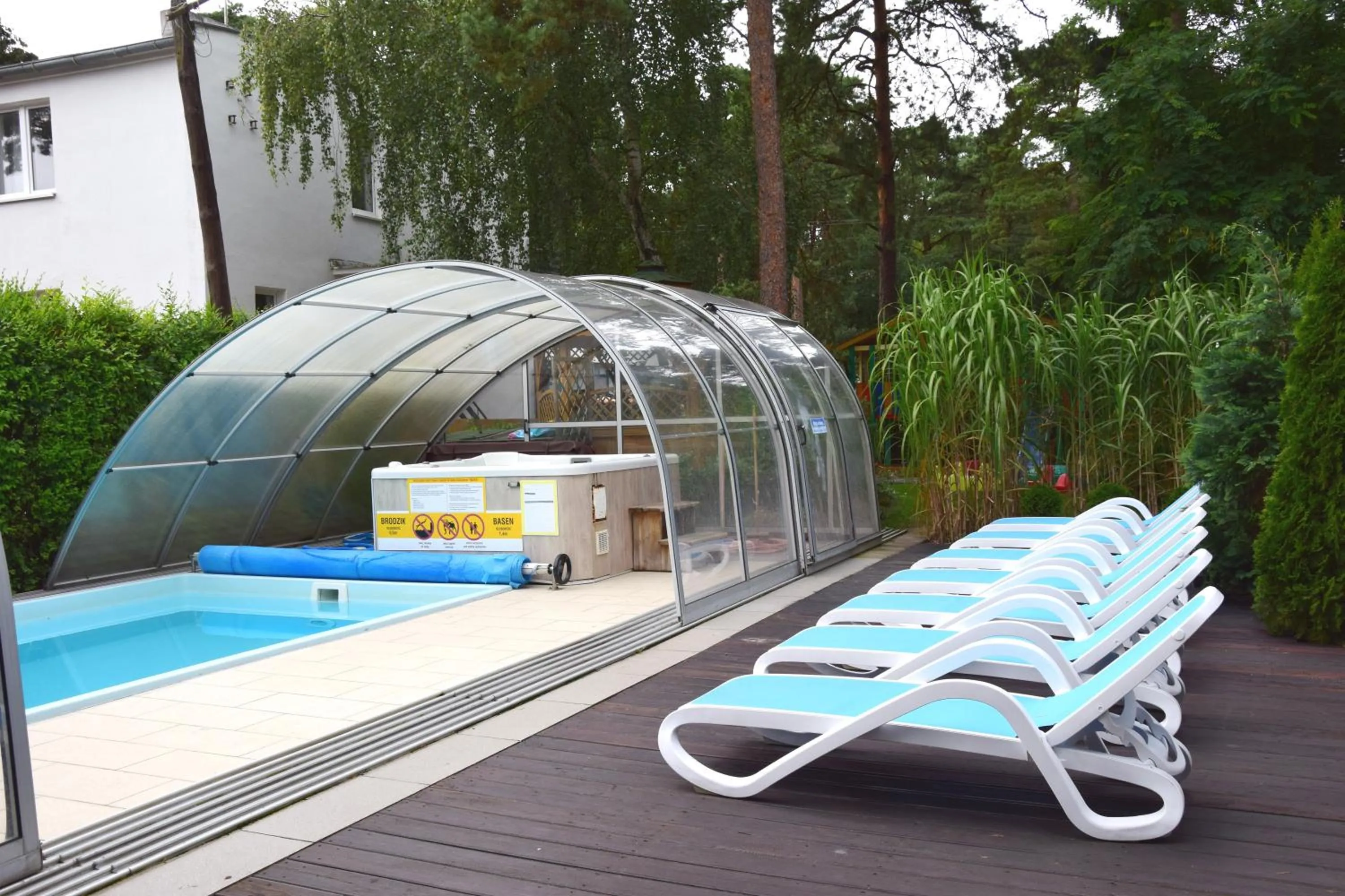 Pool view in Dom Gościnny Matex