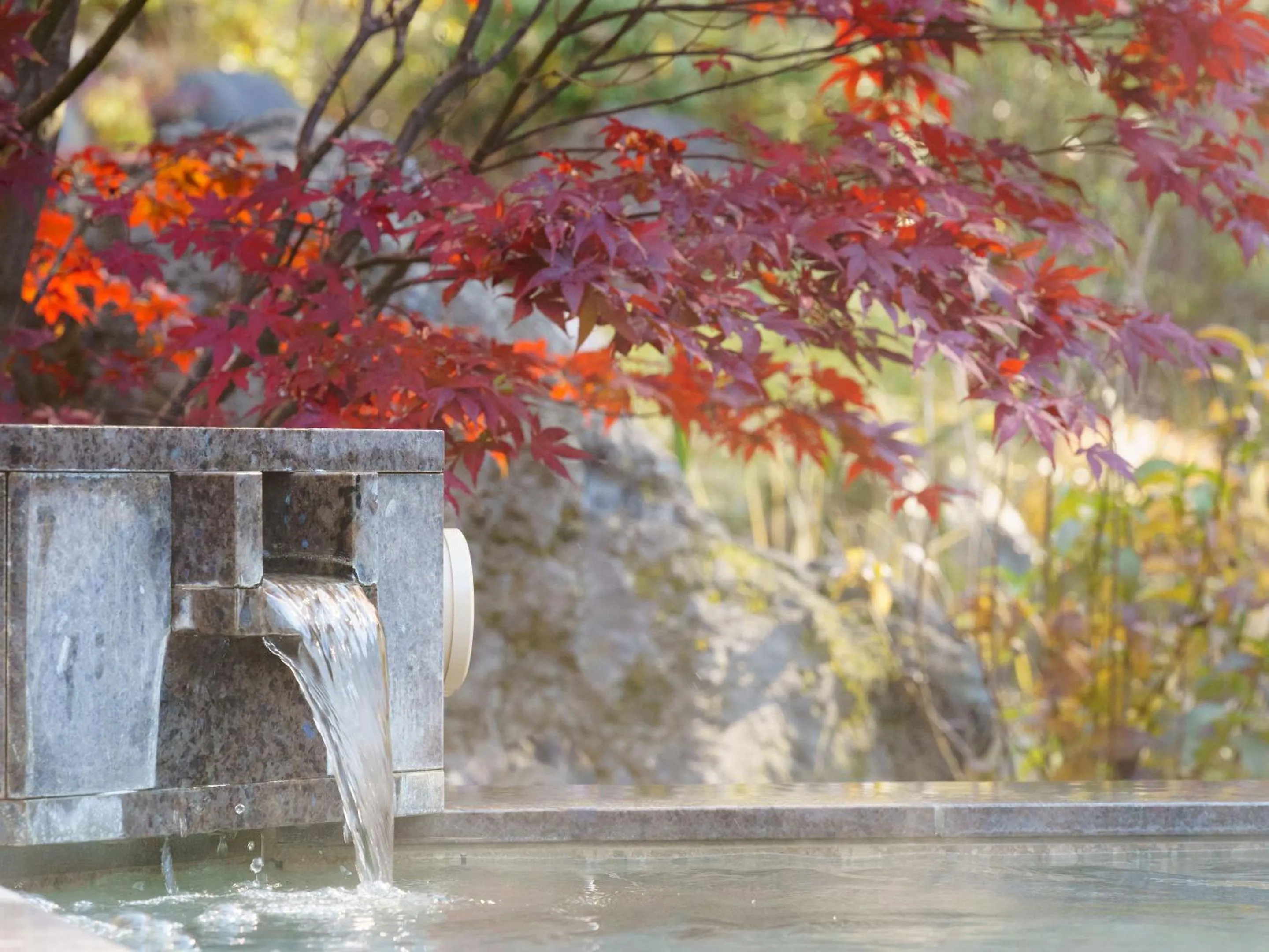 Hot Spring Bath in Le Grand Karuizawa Hotel and Resort