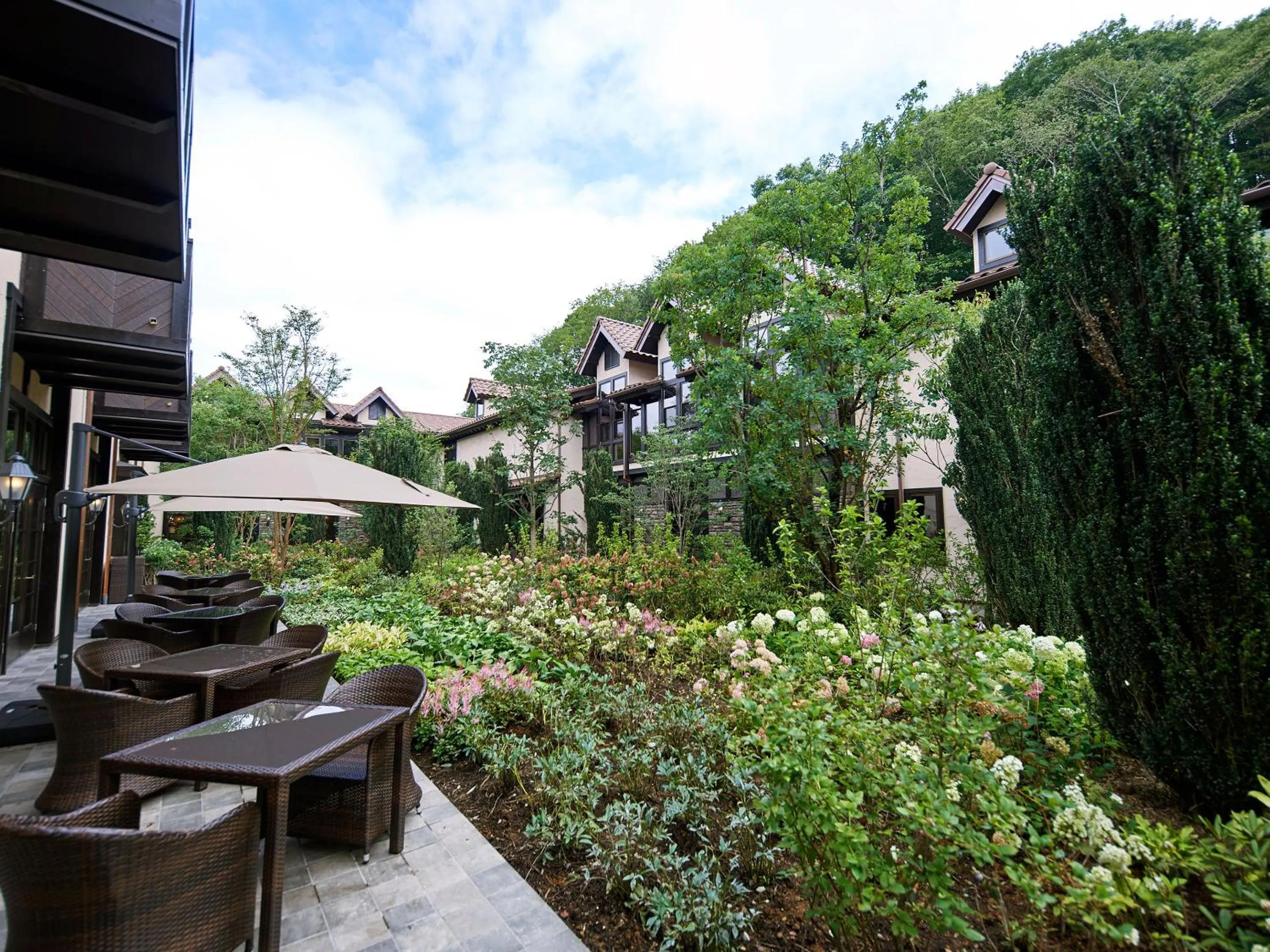Garden in Le Grand Karuizawa Hotel and Resort