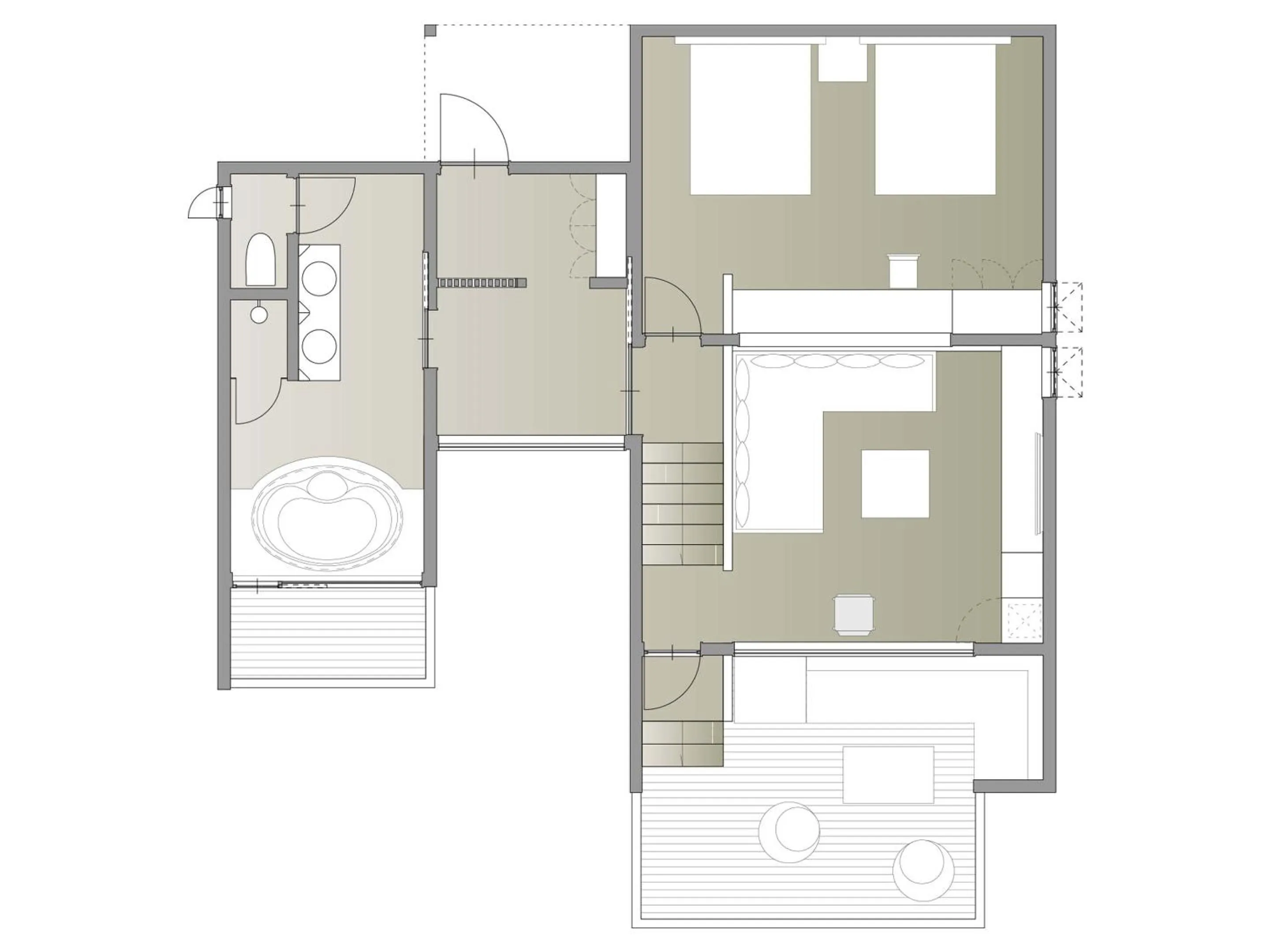 Floor plan in Le Grand Karuizawa Hotel and Resort