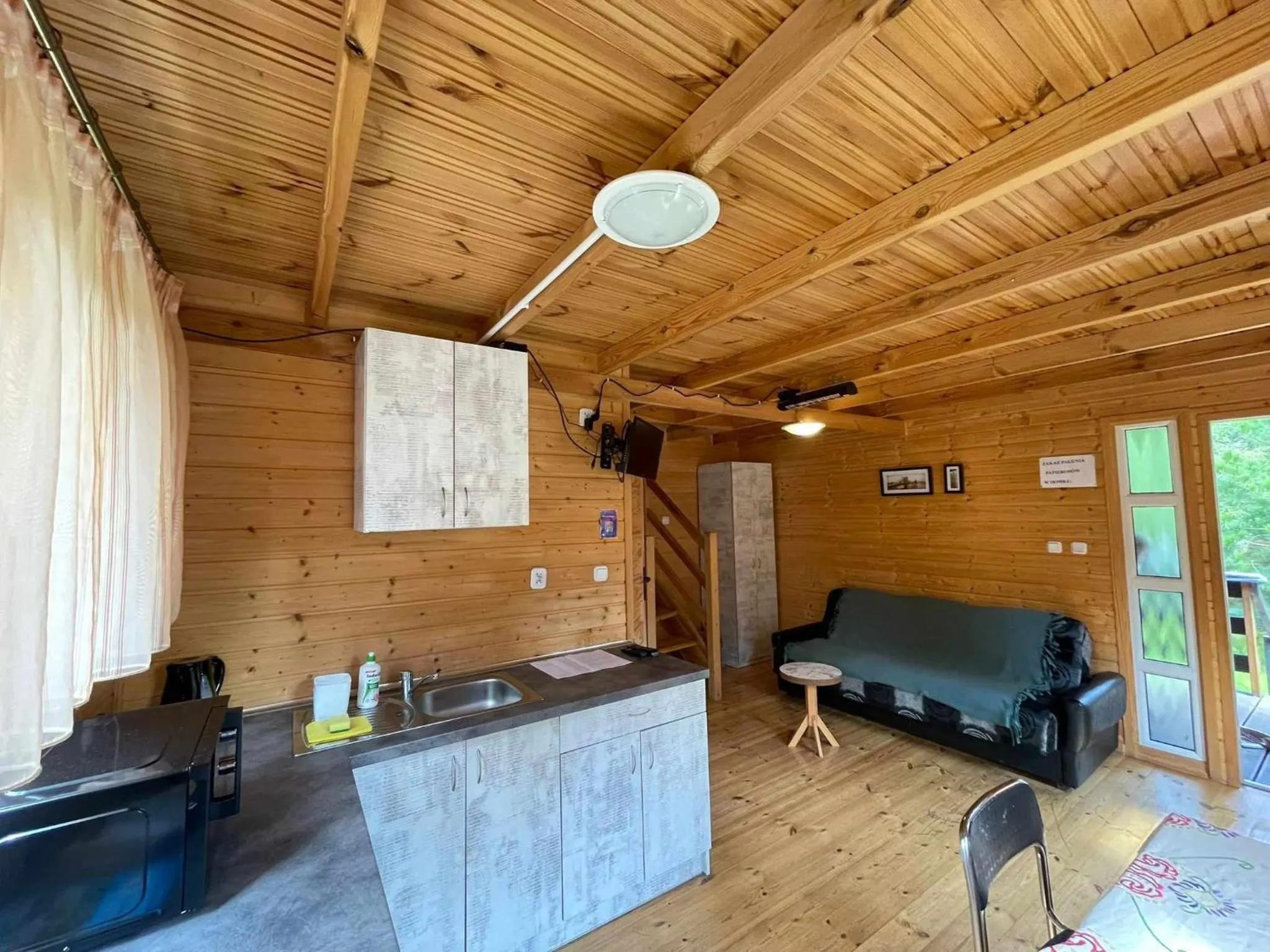 Kitchen or kitchenette in Wypoczynek Hnatczak