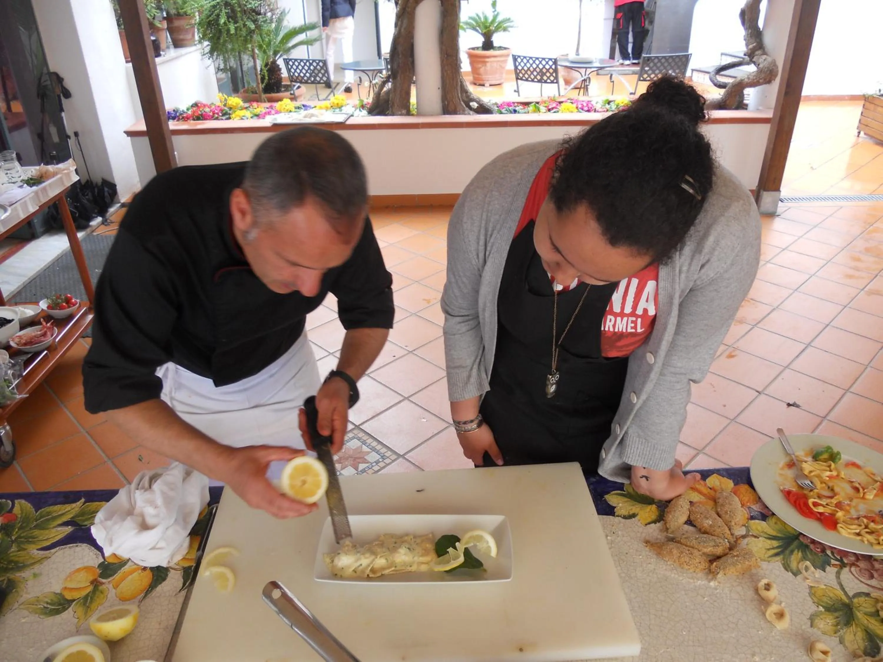 Food and drinks in Garden Ravello