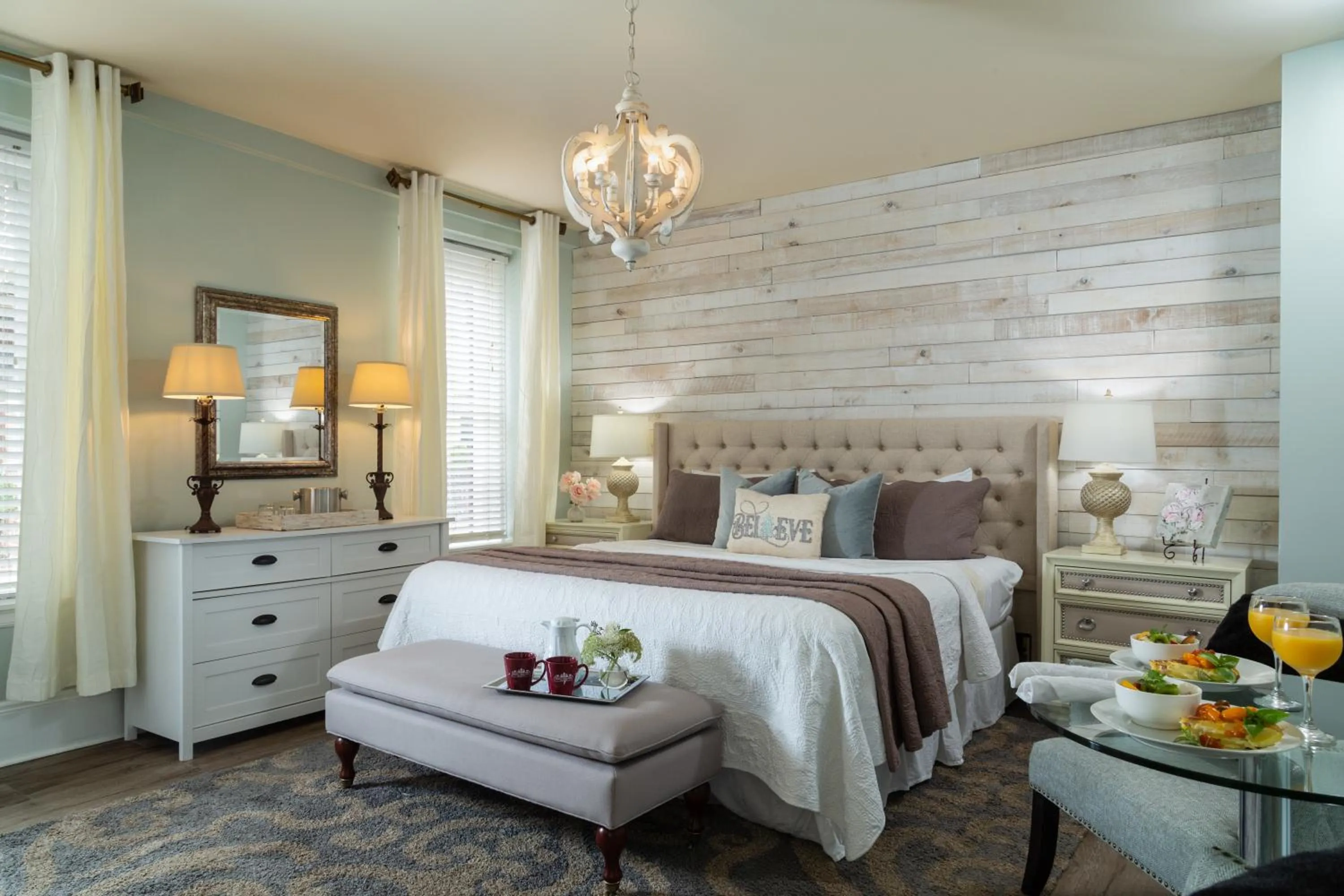 Bed in Bayfront Marin House