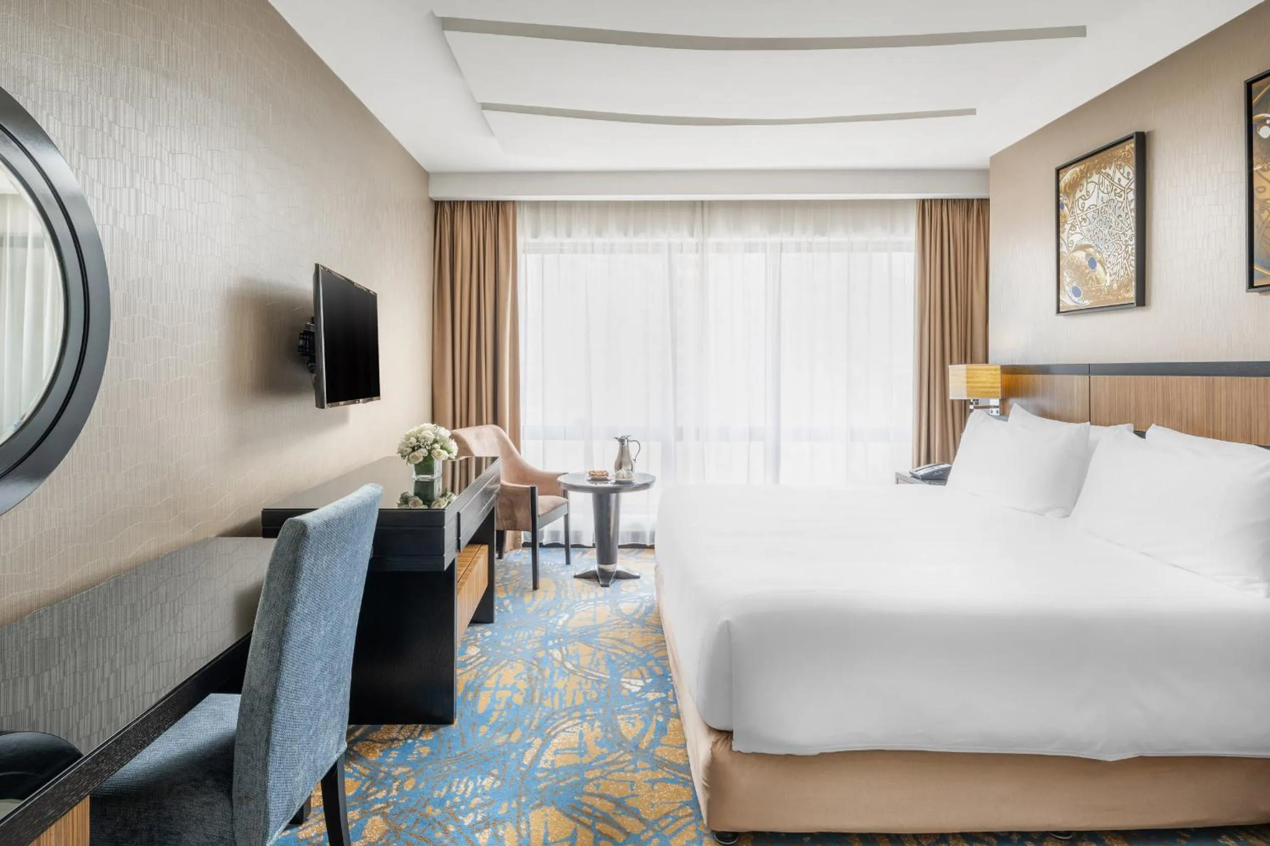 Bed in Al Ghufran Safwah Hotel Makkah