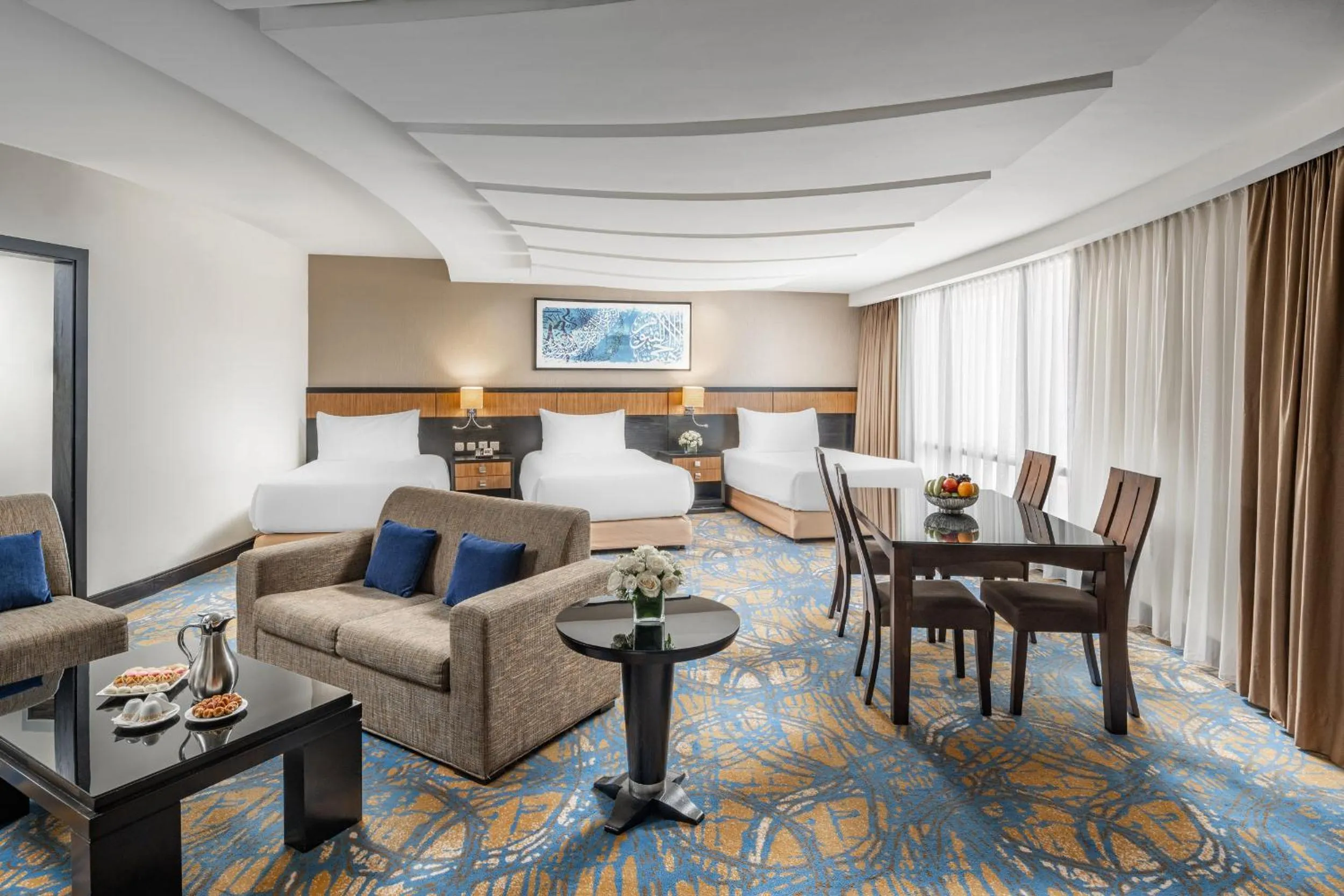 Living room in Al Ghufran Safwah Hotel Makkah